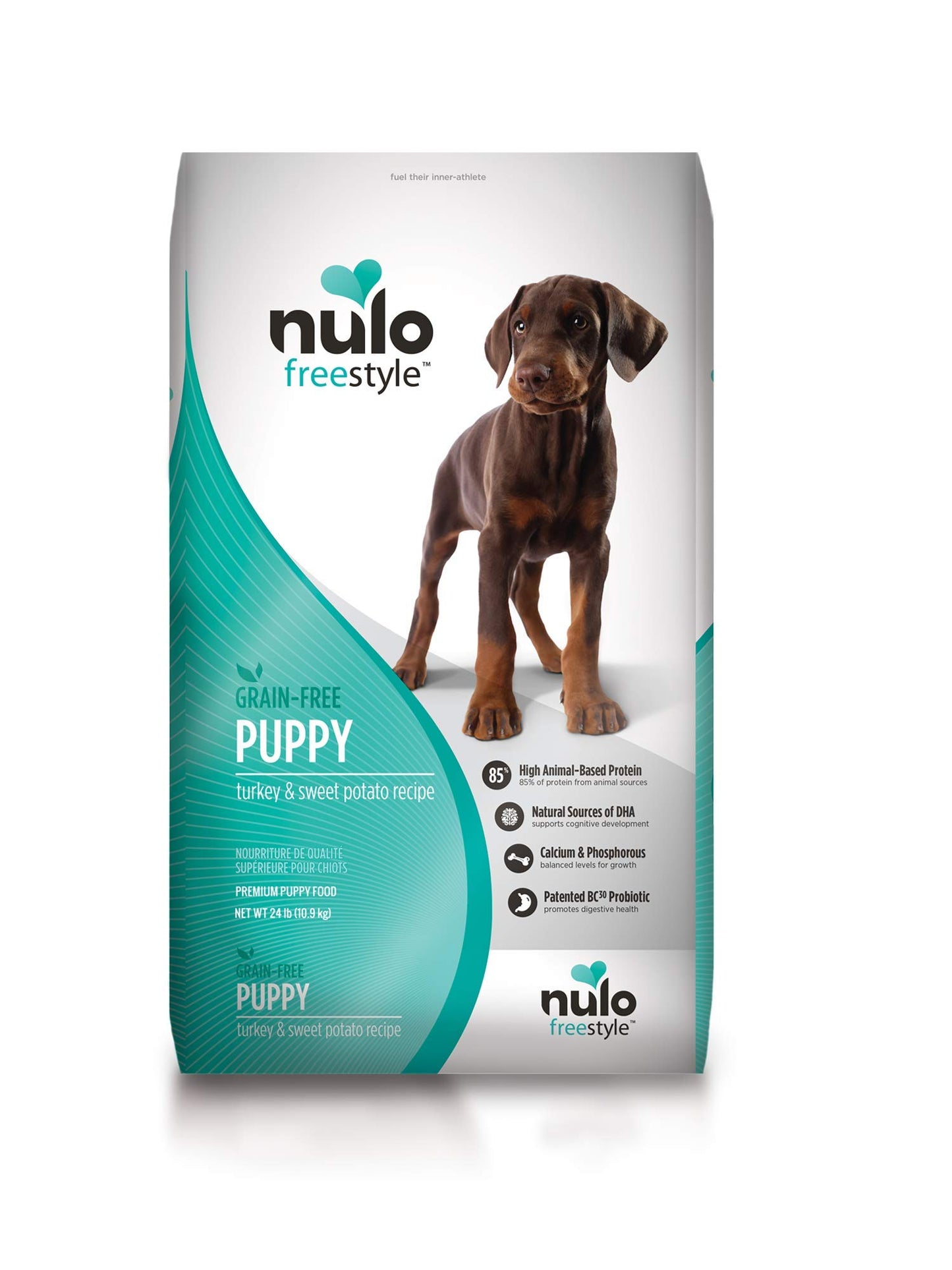 Nulo Freestyle Dry Puppy Food - Grain Free Kibble Recipe with DHA for Brain Development, Available for Large Breed Puppies