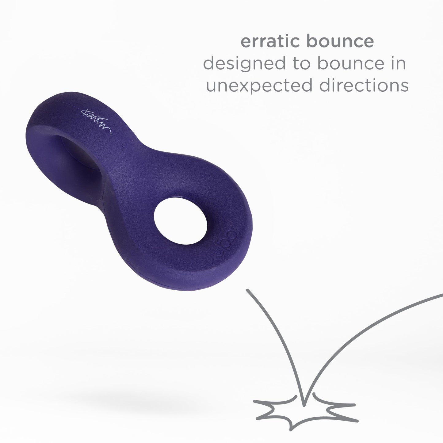 Ubbi Pet x Karim Rashid Collaboration, Pet Toy Set Includes Chomp, Kibbler and Tuggle Toy, Durable Natural Rubber Toys for Medium to Large Dog Breeds