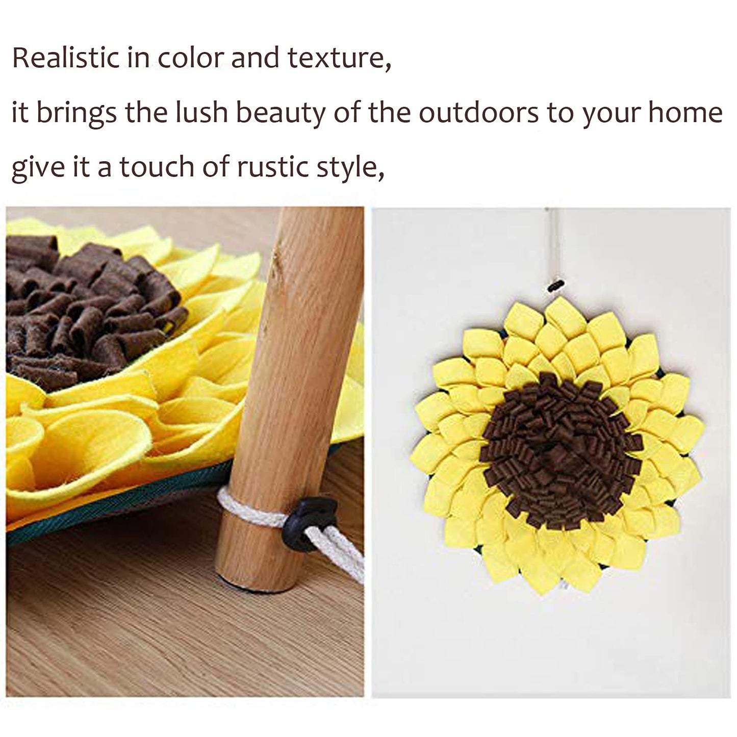 Snuffle Mat for Dogs Feeding Mat Flower Encourages Natural Foraging Skills Dog Toys Dog Treat