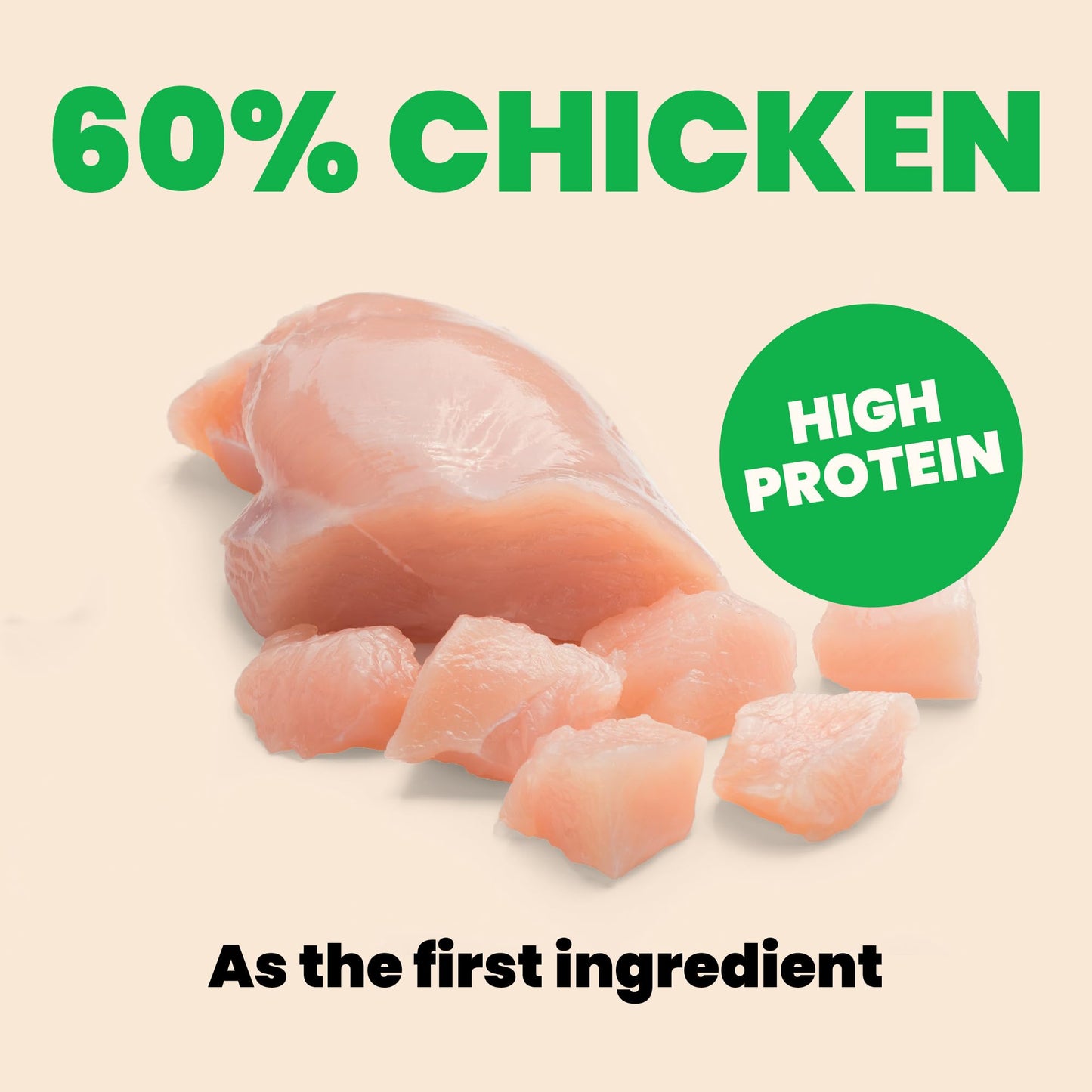 almo nature HQS Natural Wet Dog Food Chicken Fillet Entrée, Grain Free, Additive Free, Low Fat, GMO Free, 5.5oz Pack of 12