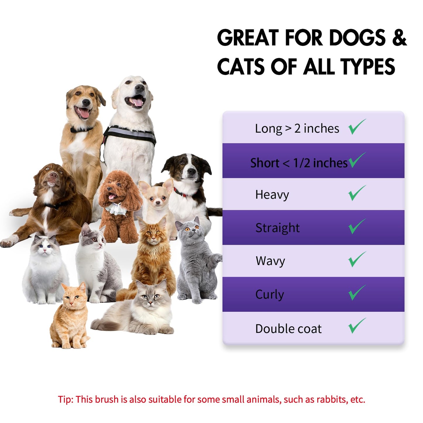 YOYUPETA Dog Brush Kit - Self-Cleaning Slicker Brush with Bath Brush & Undercoat Rake | Deshedding Tools for Large - Small Dogs & Cats, Professional 3-in-1 Pet Grooming Set for Heavy Shedding, Purple