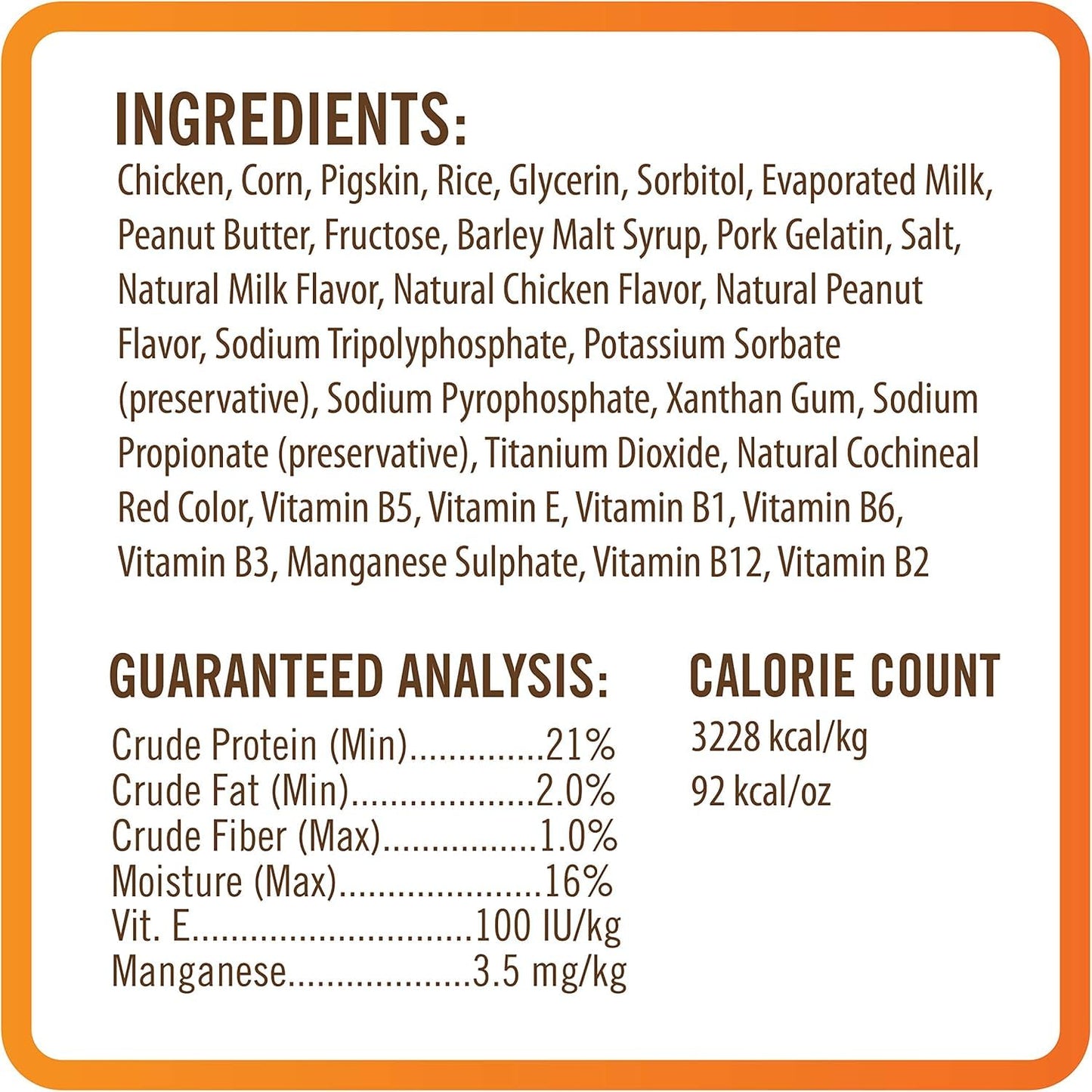 NutriChomps Dog Chews, 6-inch Braids, Easy to Digest, Rawhide-Free Dog Treats, Healthy, Real Chicken, Peanut Butter and Milk flavors, Pack of 4