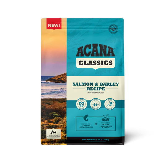 ACANA Classics Dry Dog Food Salmon and Barley Recipe 4lb Bag