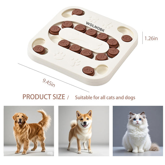 Interactive Dog Toys for Large Dogs,Cat Toys for Bored Indoor Adult Cats,Smart Medium Small Dog Puzzle Toy to Keep Them Busy,Slow Feeder Dog Bowls Training Puppy Essentials Pet Gifts