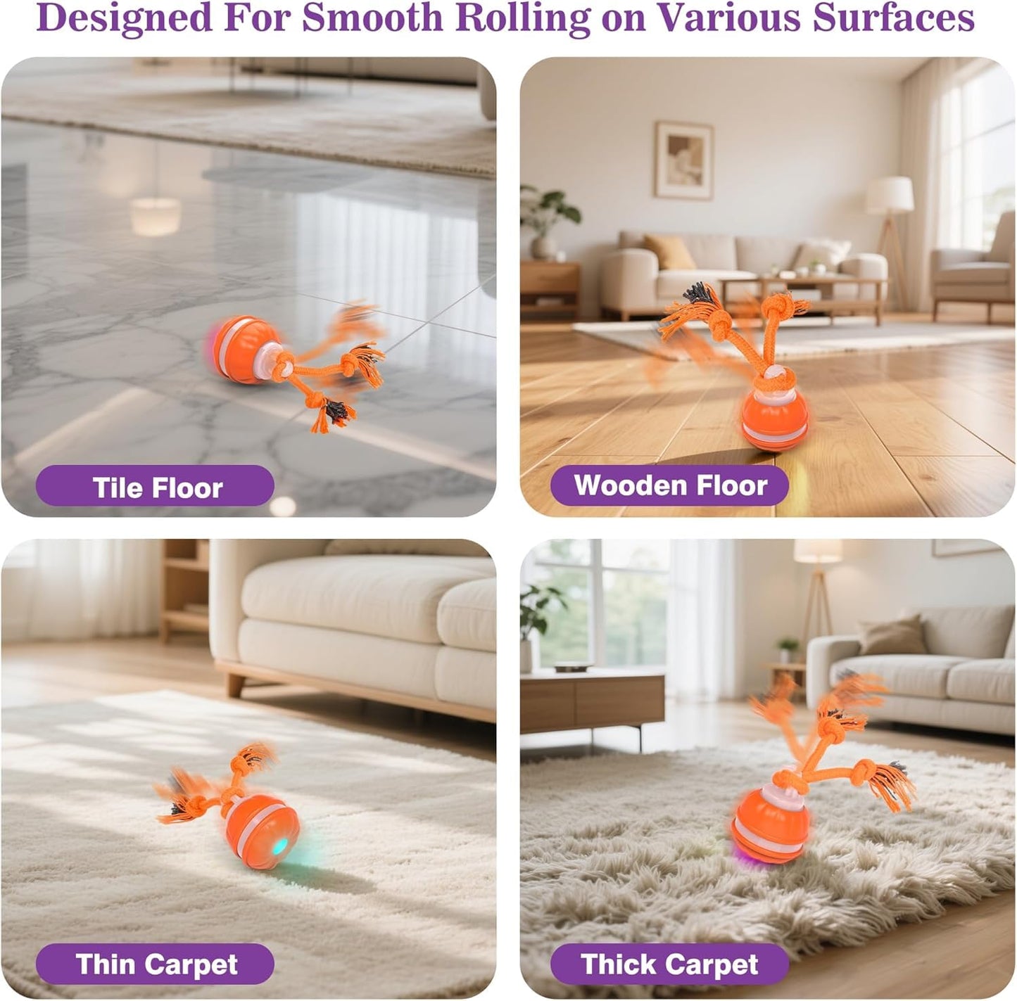 Ruovselz Dog Treat Dispenser Toy - Adjustable Interactive Puzzle Toy for Dogs and Cats | Slow Feeder & Leaking Ball for Puppy Training, Cognitive Enrichment, & Play-Based Feeding