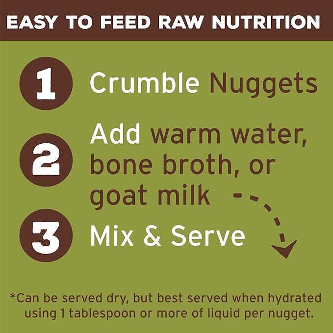 Primal Freeze Dried Dog Food, Pronto Mini Nuggets, Lamb; Scoop & Serve, Complete & Balanced Meal; Also Use as Topper or Treat; Premium, Healthy, Grain Free, High Protein Raw Dog Food (25 oz)