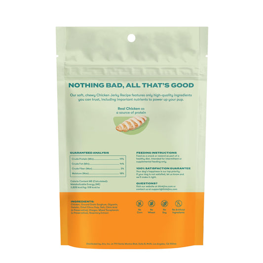 Jinx Chicken & Banana Training Treats for Dogs and Puppies, Low-Calorie, All Natural, Slow-Smoked Real Chicken, No Fillers 4oz, 6 Pack