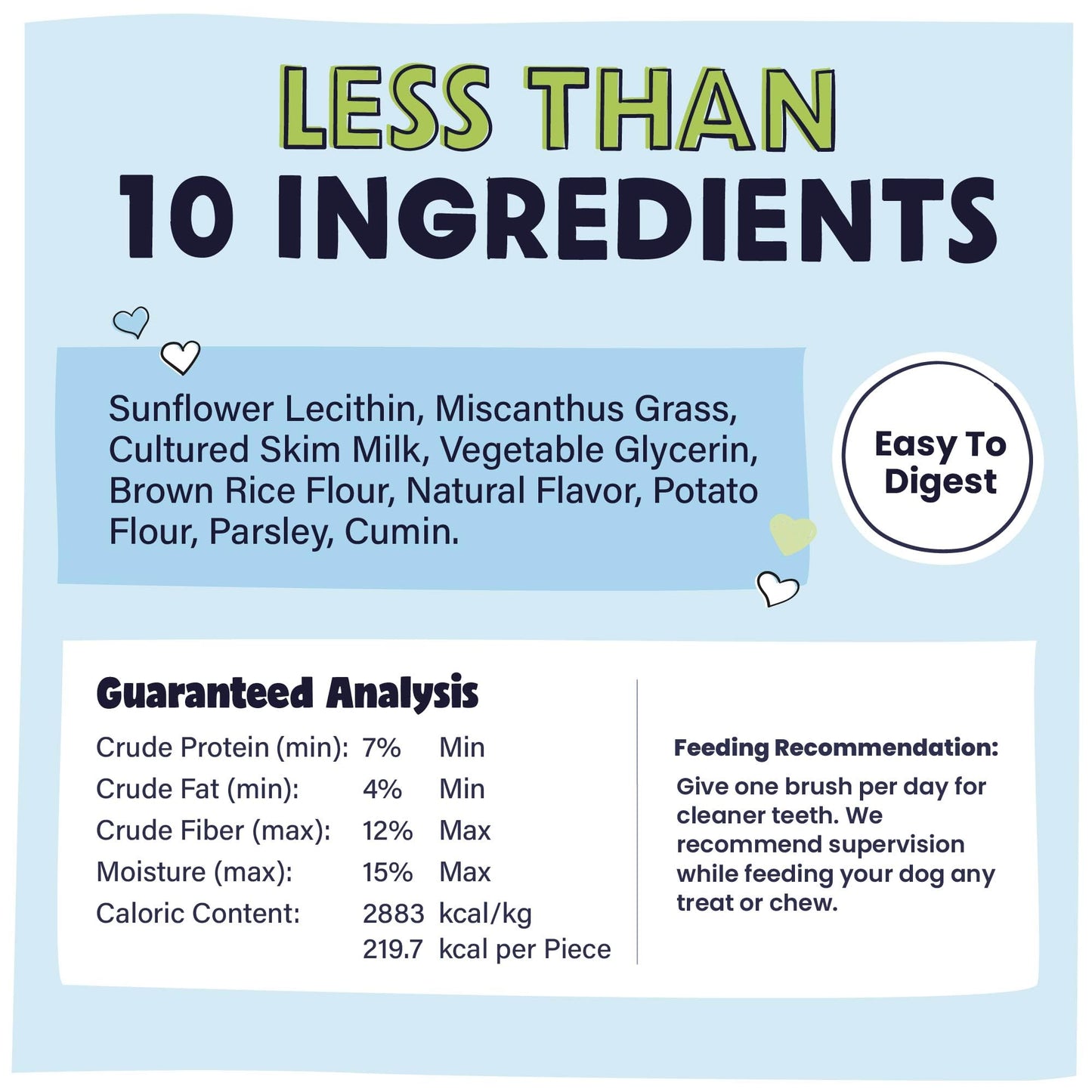 Pawstruck Natural Dental Chews for Small Medium Dogs & Puppies - Vet Recommended Brush Stick Treats Made in USA Breath Freshener to Improve Oral Hygiene & Clean Teeth - 15 Count - Packaging May Vary