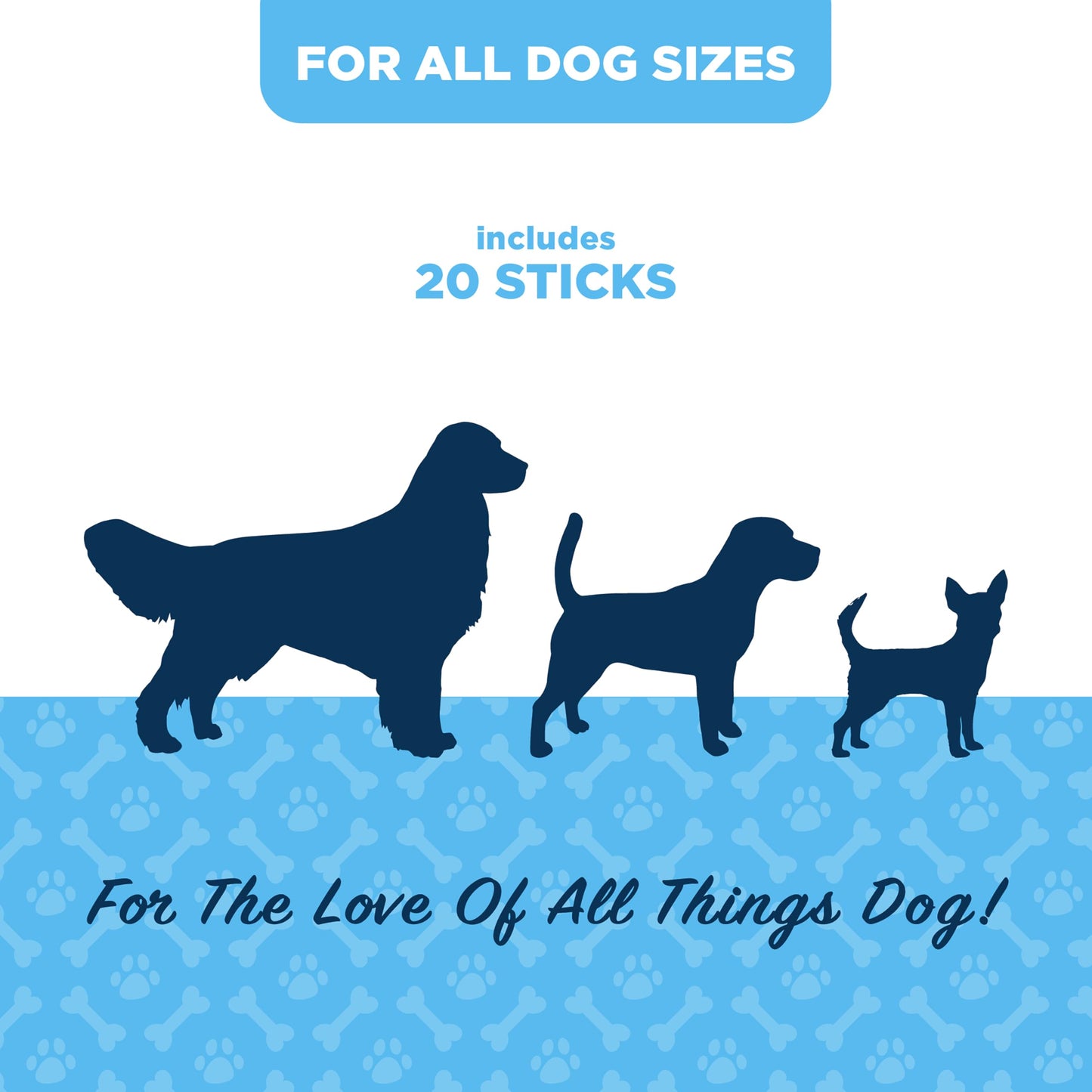 American Kennel Club Dentacare Yogurt and Peanut Butter Dental Dog Treats, Naturally Flavored, Good for Dog Dental Health, 20 Count