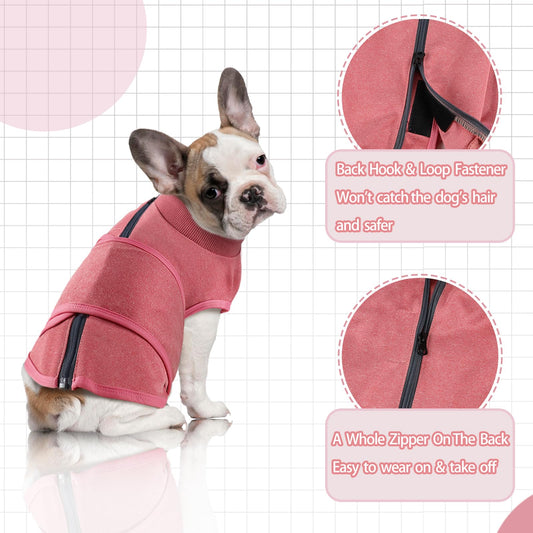 Breathable Dog Shirt for Thunderstorm, Skin-Friendly Dog Calming Shirt,Dog Coat for Thunder,Keep Pet Calm Without Medicine & Training,Dog Recovery Vest Pet Clothes Apparel for Small Medium Large Dogs
