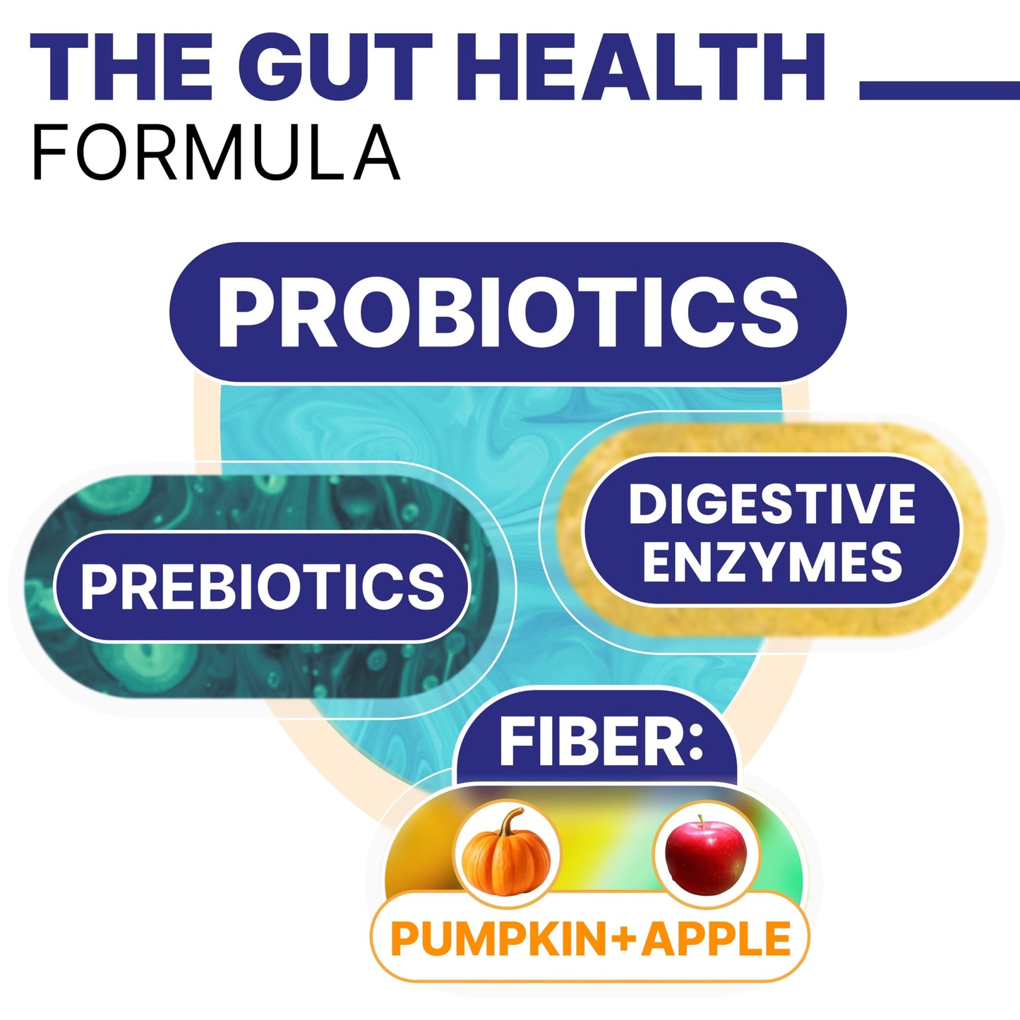 Probiotic Chews with Digestive Enzymes, Probiotics, Prebiotics - Dog GUE Health - Aids in Stool Quality, Gas, Constipation, Diarrhea Relief - 120 Ct (Pack of 1) BBQ Chicken