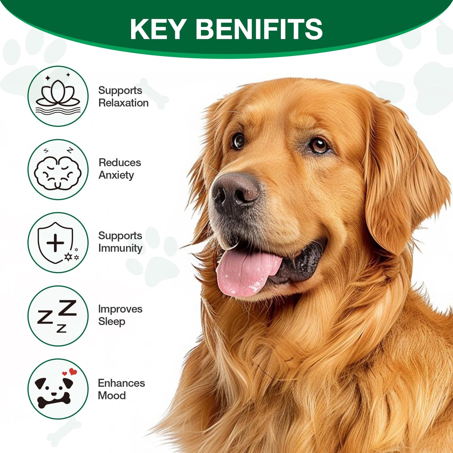 Calming Chews for Dogs - Advanced Hemp Dog Calming Treats Help with Dog Anxiety Relief, Separation, Stress, Barking, Fireworks, Composure - Natural Pet Supplements for Health & Wellness 180 Soft Chews