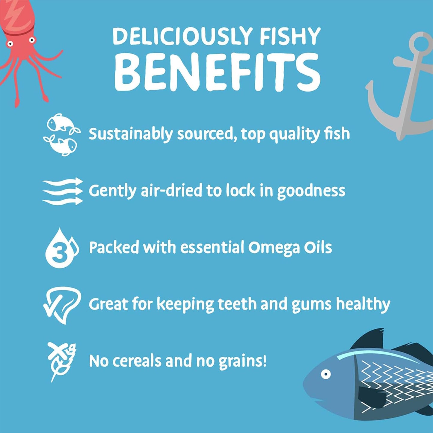 SKIPPER'S Salmon Skin Cubes - 100% Salmon Grain Free & Hypoallergenic Cubes for Dogs, All Natural & Healthy Dog Treats, Omega 3 & 6 Oil, Great for Skin, Coat & Joints | (8.82 Oz)