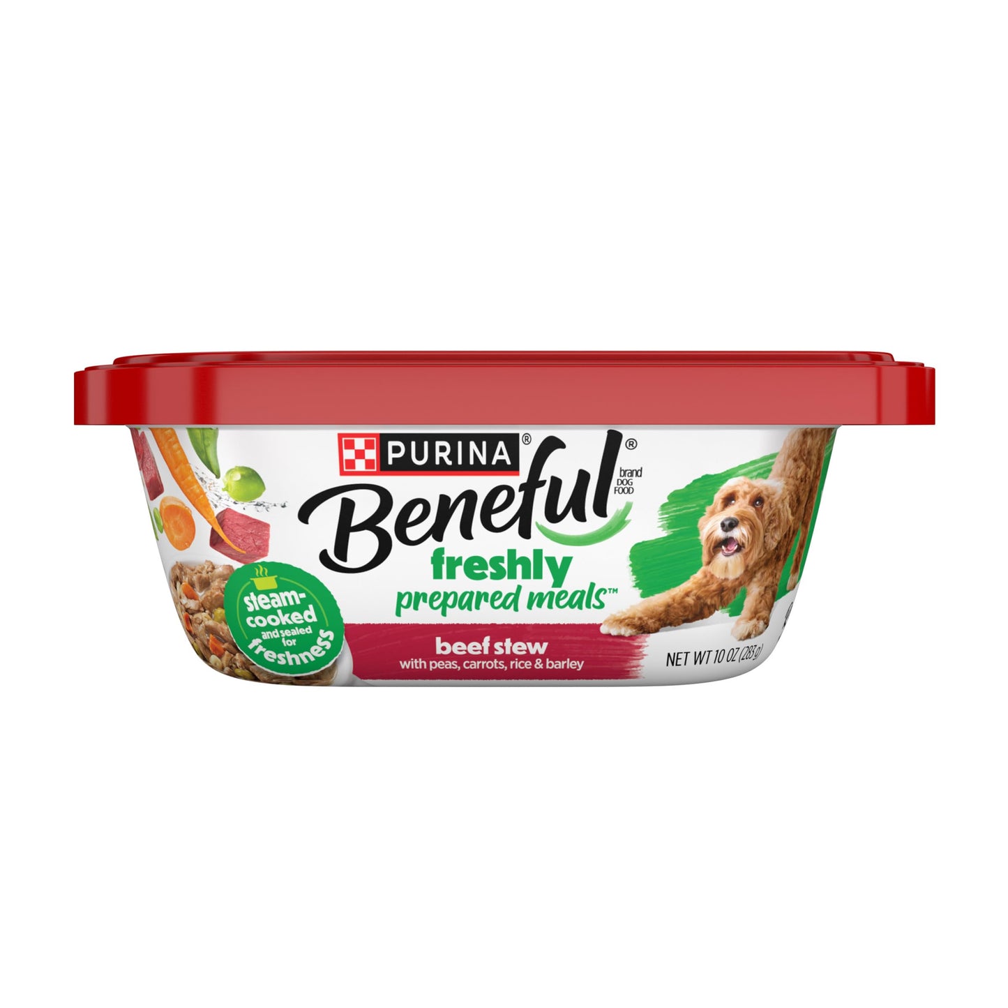 Purina Beneful Gravy Wet Dog Food, Prepared Meals Beef Stew - (8) 10 oz. Tubs