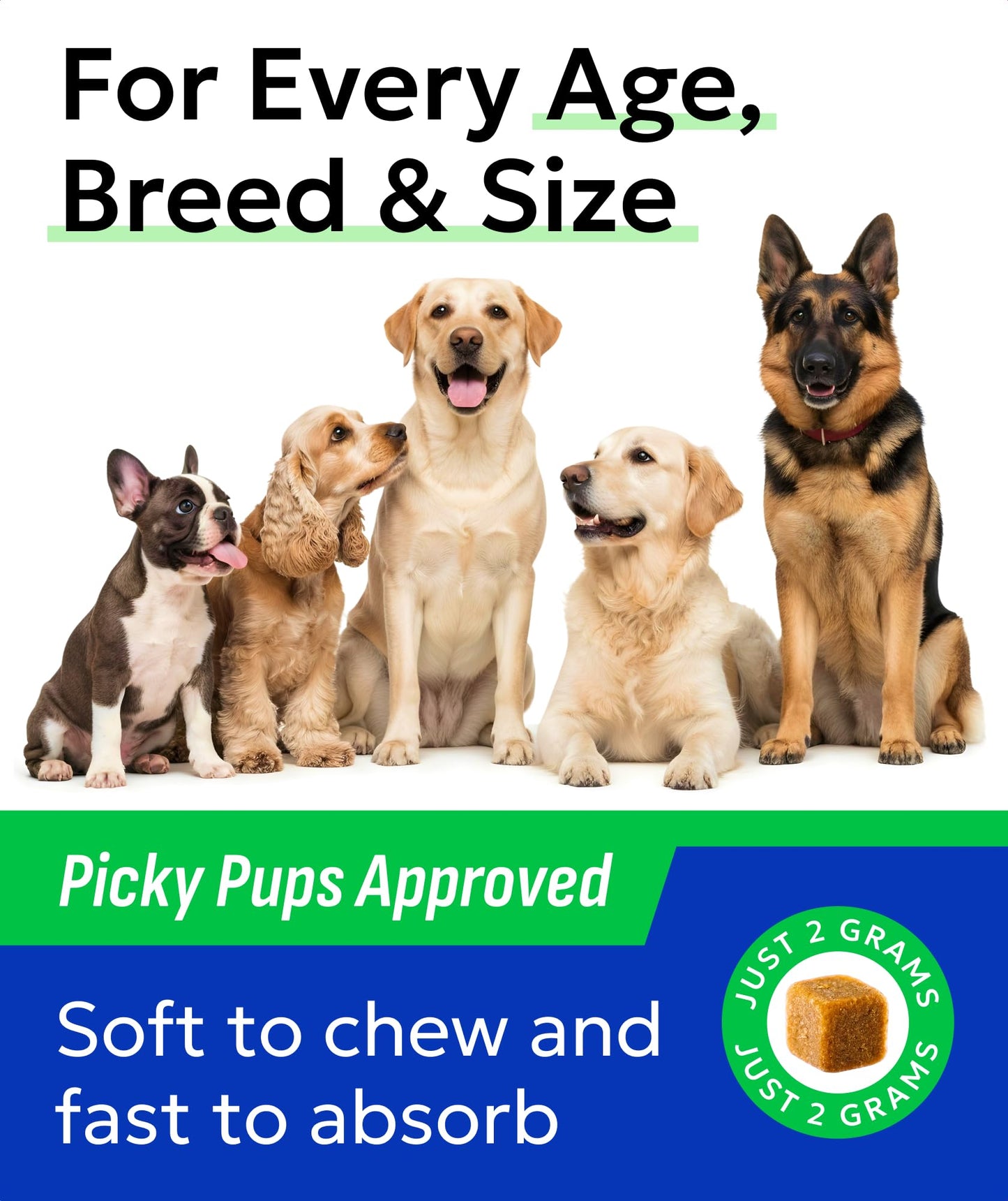 Bark&Spark Glucosamine Chondroitin Dog Hip & Joint Supplement - Joint Pain Relief - Hip & Joint Chews - Joint Support Large Small Breed - Senior Doggie Vitamin Pill Joint Health (120 Treats - Chicken)