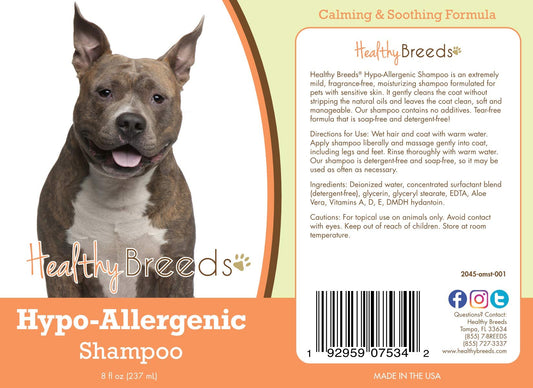 Healthy Breeds American Staffordshire Terrier Hypo-Allergenic Shampoo 8 oz