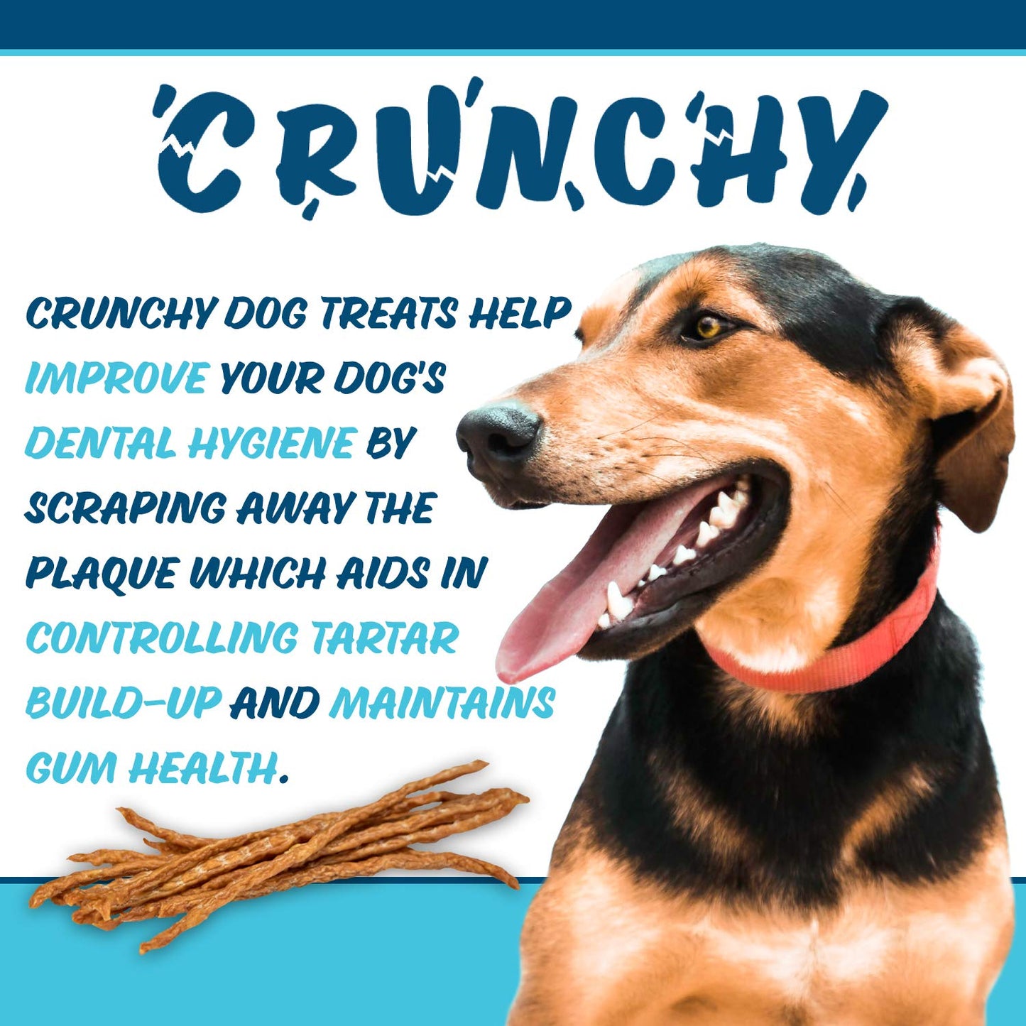 Texas Pet Company Chicken Jerky Sticks Crunchy Dog Treats Made in The USA Single Ingredient for Small to Large Dogs 75 Count 8oz