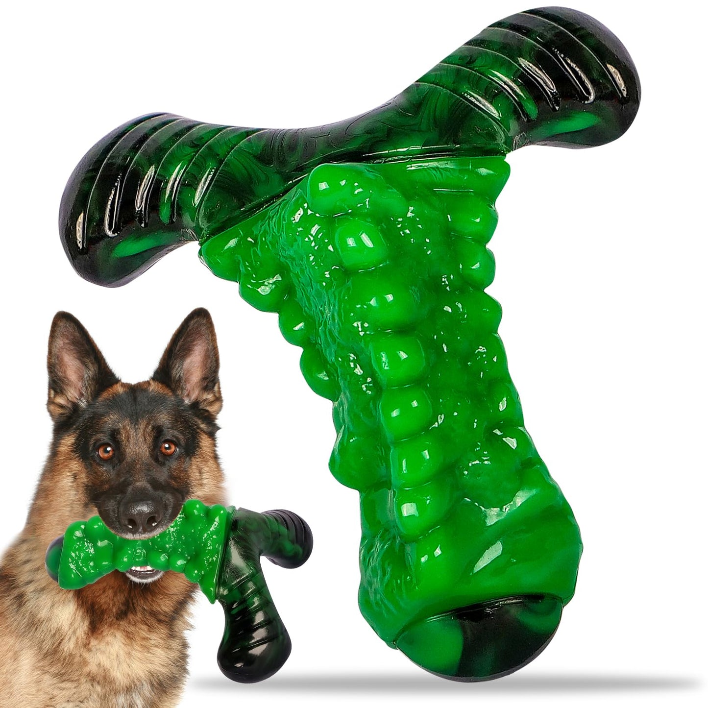 Apasiri Aggressive Chewers Dog Chew Toys: Tough Dog Toys for Aggressive Chewers Large Breed, Indestructible Dog Toy for Aggressive Chewers