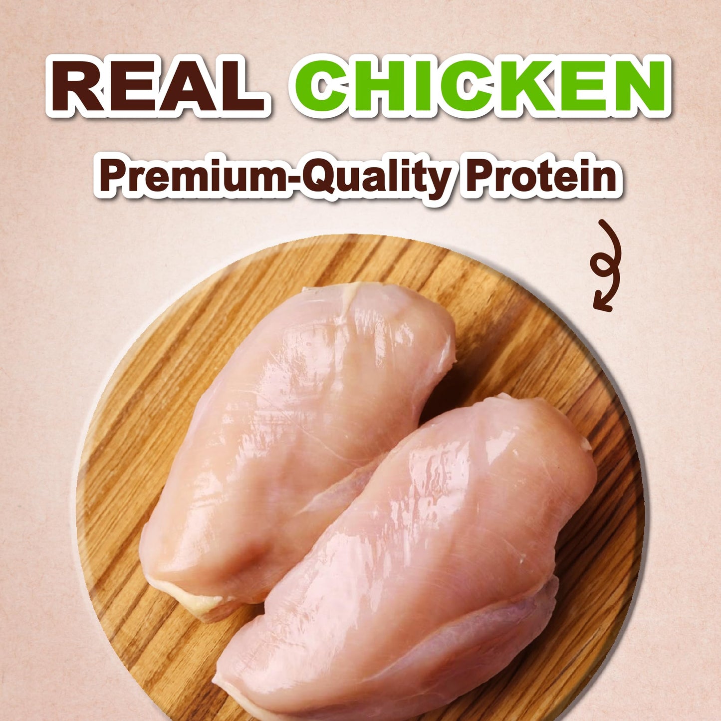 AFreschi Natural Chicken Sticks 24 oz, All Natural, Grain-Free, High-Protein, Healthy & Easily Digestible, Soft Texture