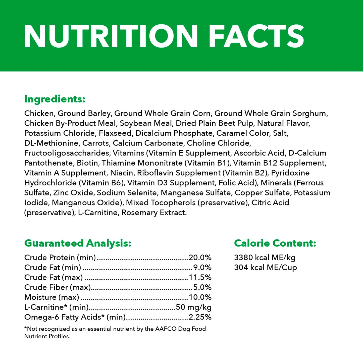 IAMS Proactive Health Healthy Weight Control Adult Dry Dog Food with Real Chicken, 29.1 lb. Bag