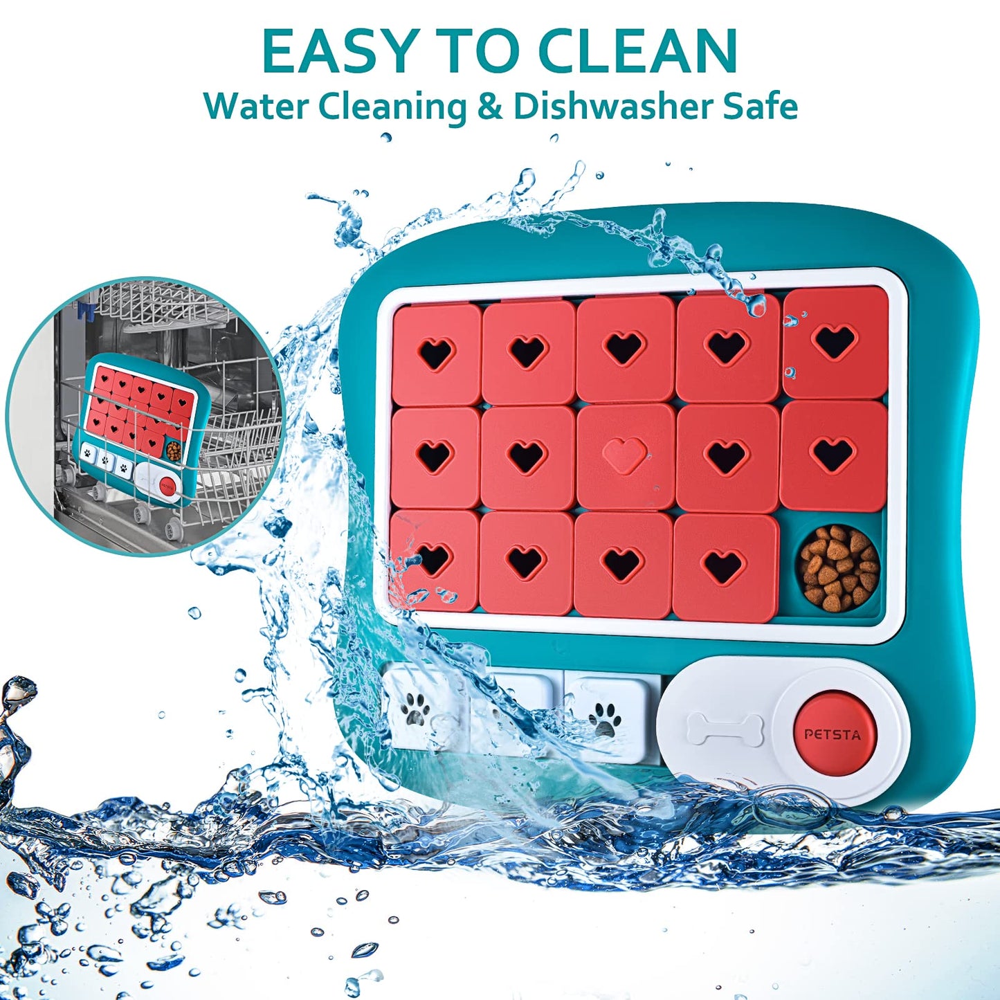 Dog Puzzle Toys - Interactive, Mentally Stimulating Toys for IQ Training and Brain Stimulation - Perfect Gifts for Puppies, Cats, Dogs