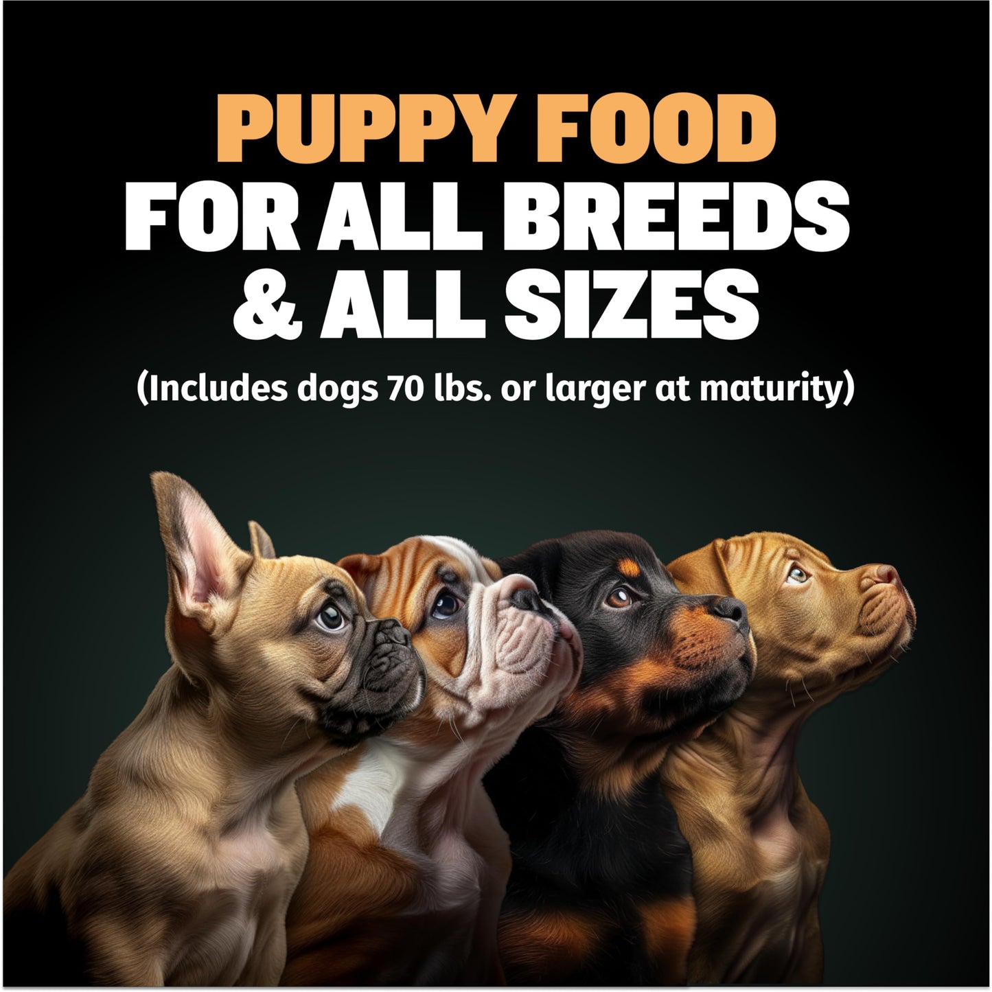 Bully Max Wet Puppy Food - Instant Fresh Dehydrated High Protein Soft Dog Food with Chicken - Healthy Growth for Small & Large Breed - 20 Dry Dog Food Pounds (Makes 55 lbs. Wet Food, 10 Pouches)