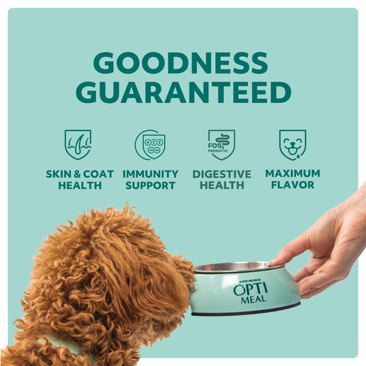 OPtimeal Natural Dog Food for Puppies - Proudly Ukrainian - Delicious Dry Puppy Food Recipe, Puppy Dog Food for Healthy Growth and Development26.5 lbsTurkey & Oatmeal