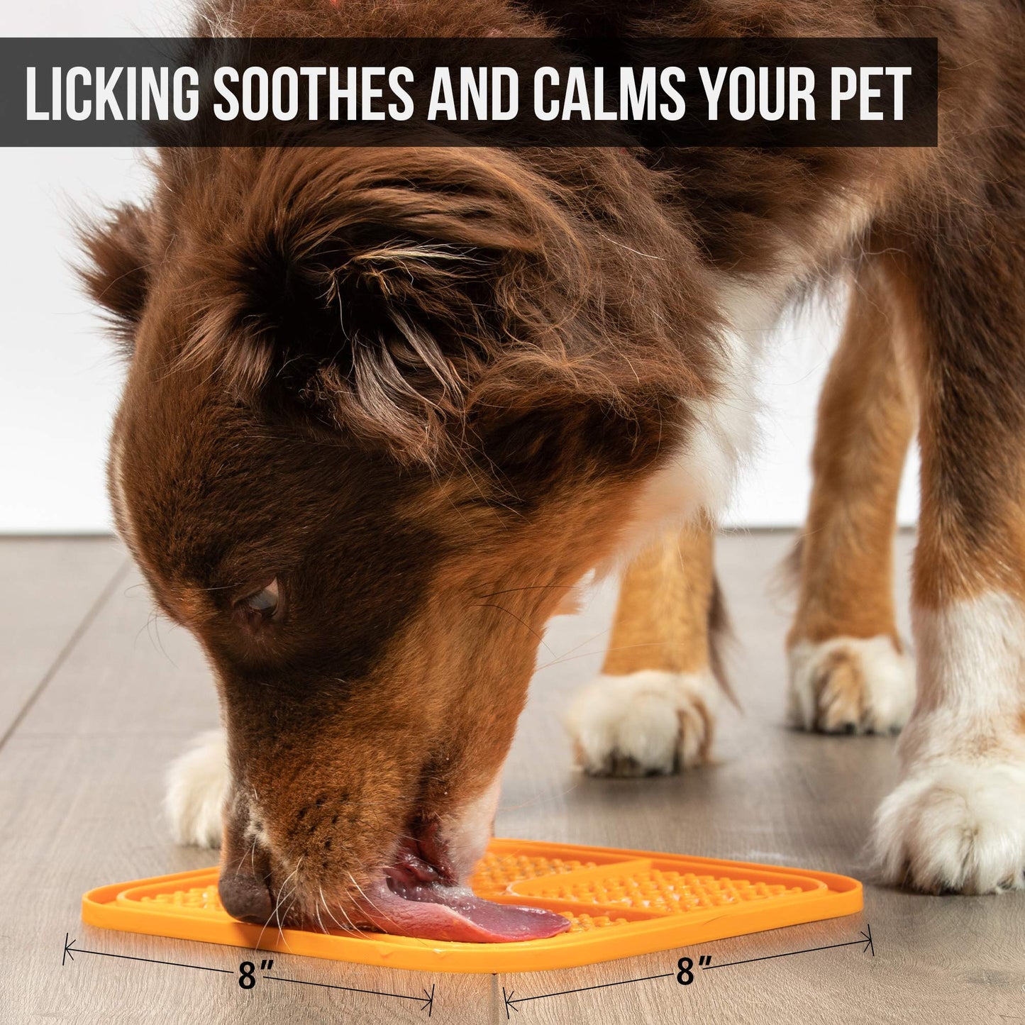 Hyper Pet IQ Treat Lick mat for Dogs, Dog Slow Feeder & Cat Lick mats | Great Alternative to Slow Feeder Bowls & Feeders | Perfect Dog Licking mat, Cat Puzzle & Enrichment Toys