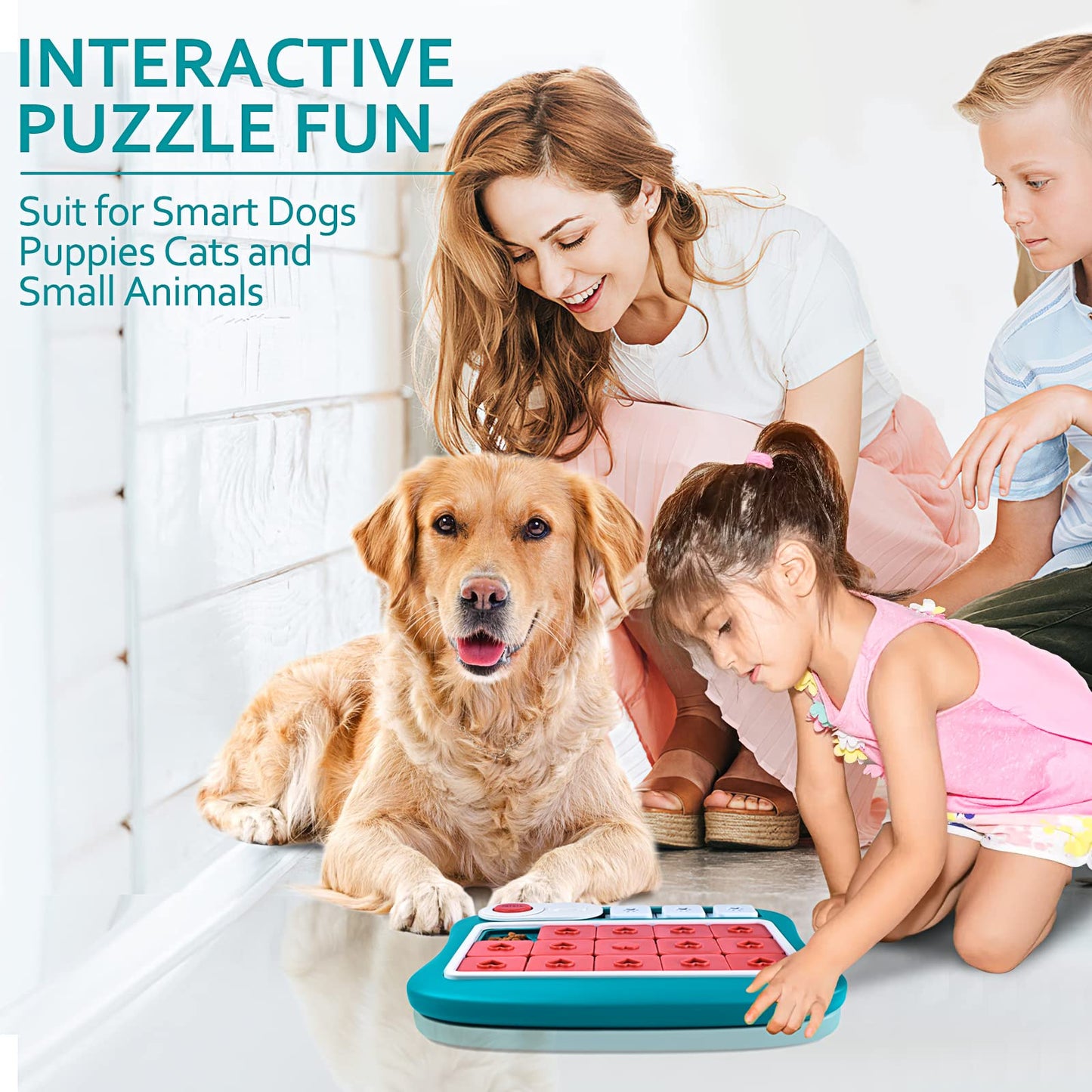 Dog Puzzle Toys - Interactive, Mentally Stimulating Toys for IQ Training and Brain Stimulation - Perfect Gifts for Puppies, Cats, Dogs