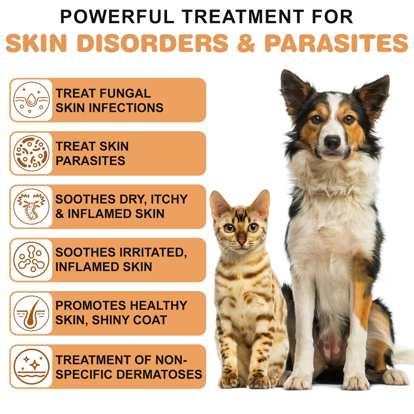 Lime Sulfur Dip (16 oz), Mange Treatment Dogs, Ringworm Treatment for Cats & Dogs, Soothes Itchy and Dry Skin, Promotes Hair Regrowth, Lime Sulfur Shampoo for Cats & Puppies, Low Odor
