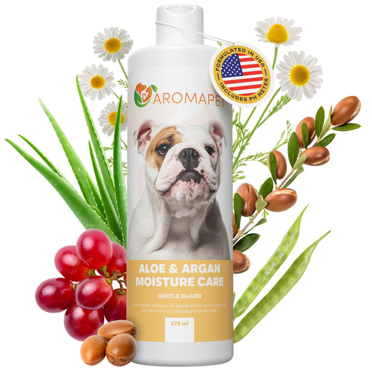 Sensitive Care -Tangle-Free-Silky Shine Softening and detangling Shampoo, Delicate Coat Clean & Odor Control Shampoo – Advanced Shine Formula for Dogs (Bulldog, 16 Fluid Ounces)