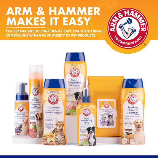 Arm & Hammer for Pets Tearless Puppy Shampoo | Tearless Dog Shampoo for Puppies Gently Cleans & Deodorizes | Fresh Coconut Water Scent That All Dogs Love, 16 oz Bottle