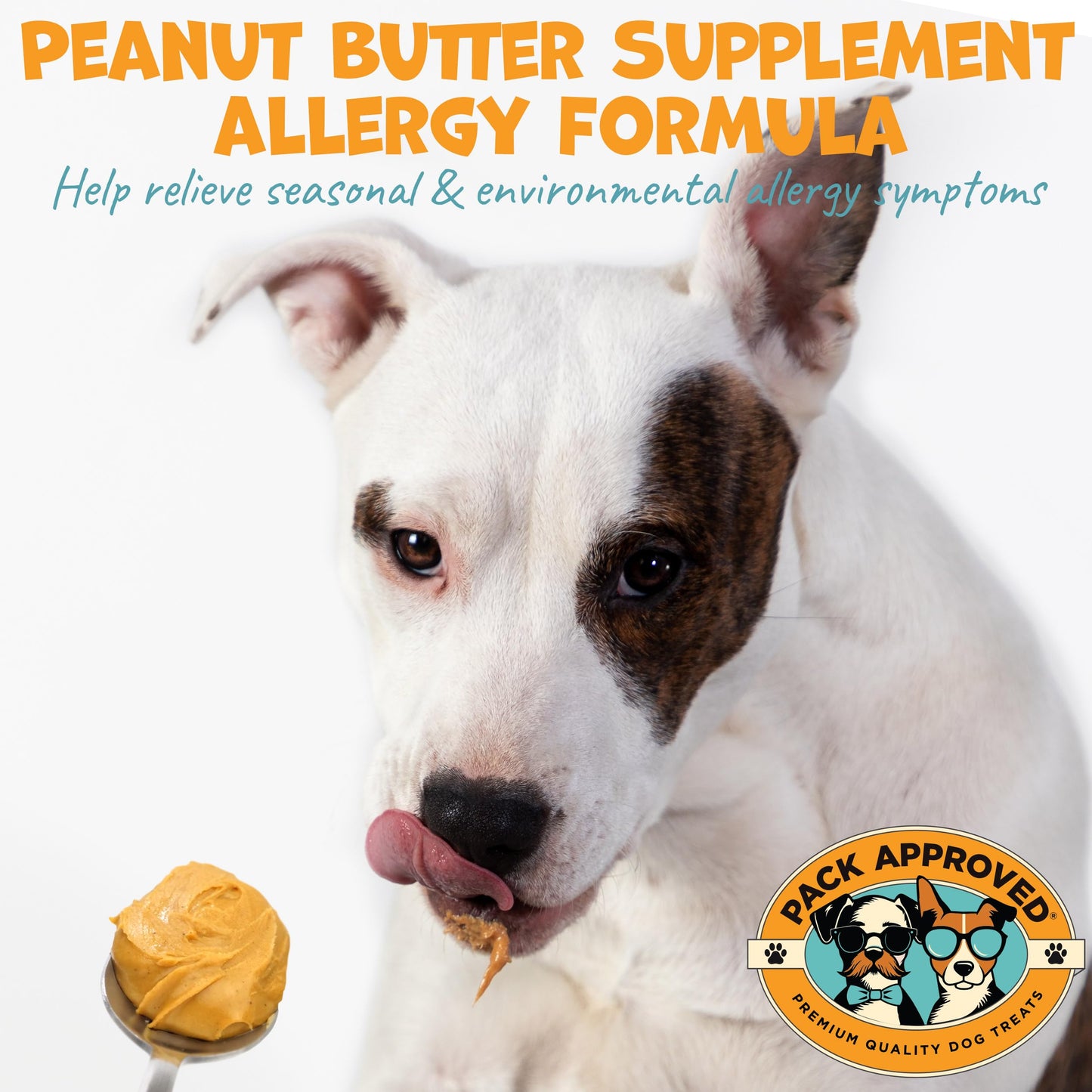 Pack Approved Dog Peanut Butter - with Ocean Kelp to Support Oral Care & Act as Dog Plaque and Tartar Remover - Lick Mat Treats for Bad Breath - Dental (8.46oz)