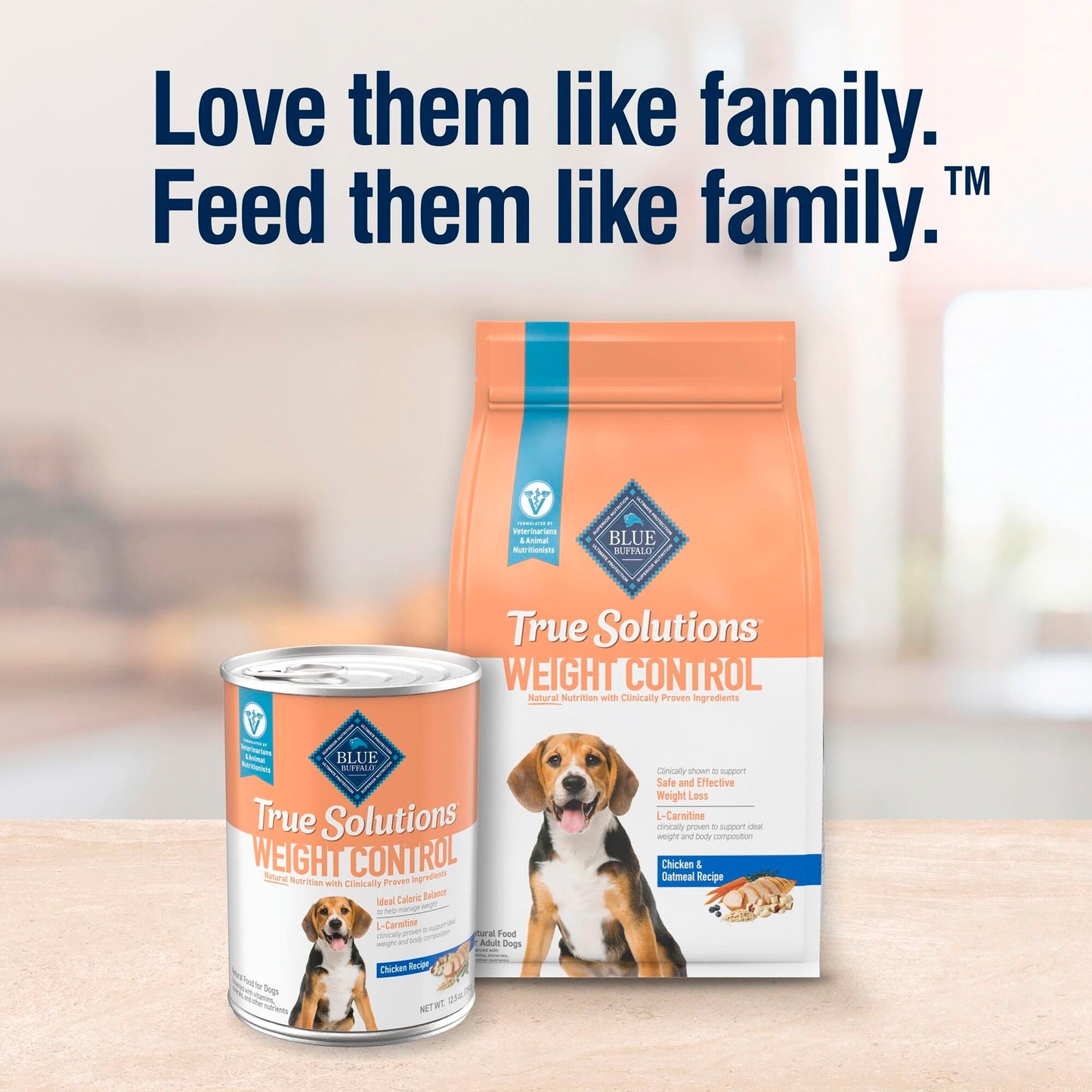 Blue Buffalo True Solutions Weight Control Natural Dry Dog Food for Adult Dogs, Chicken, 11-lb. Bag