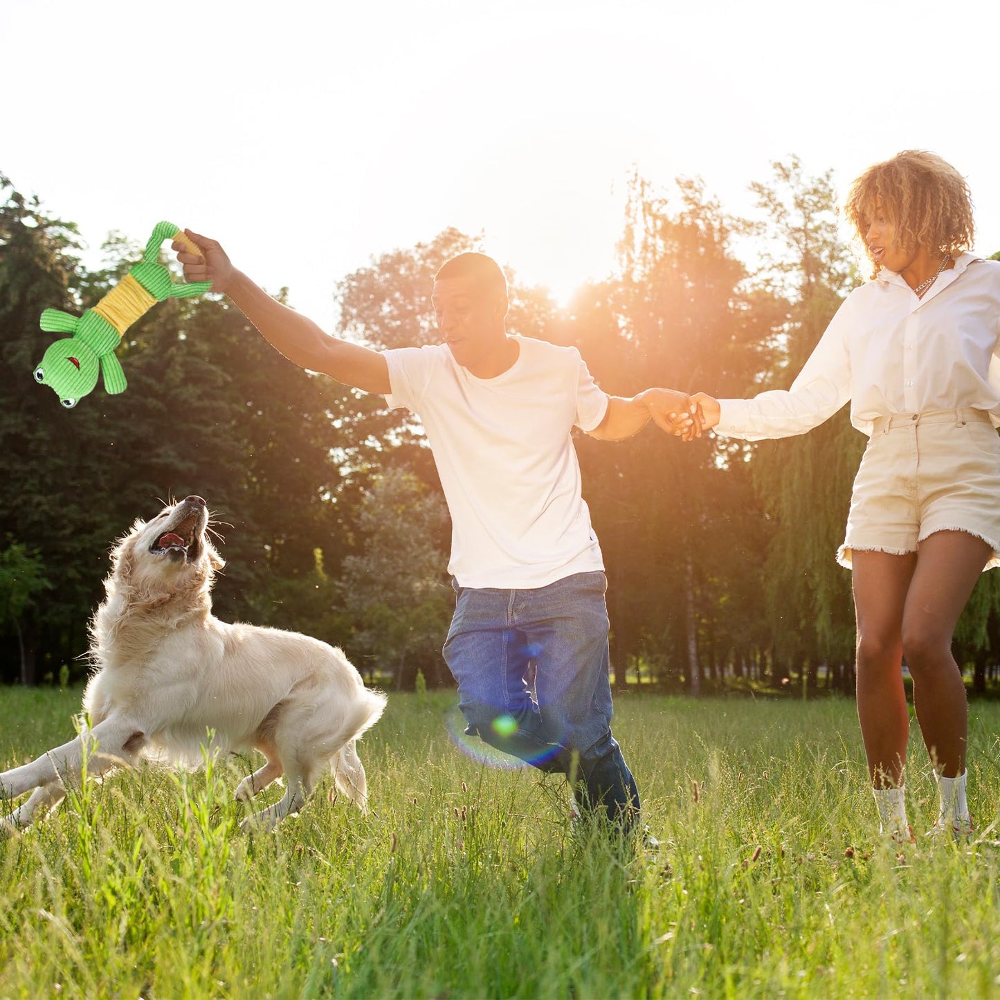 Letsmeet Squeak Dog Toys - Stress Release & IQ Training for Puppies & Dogs of