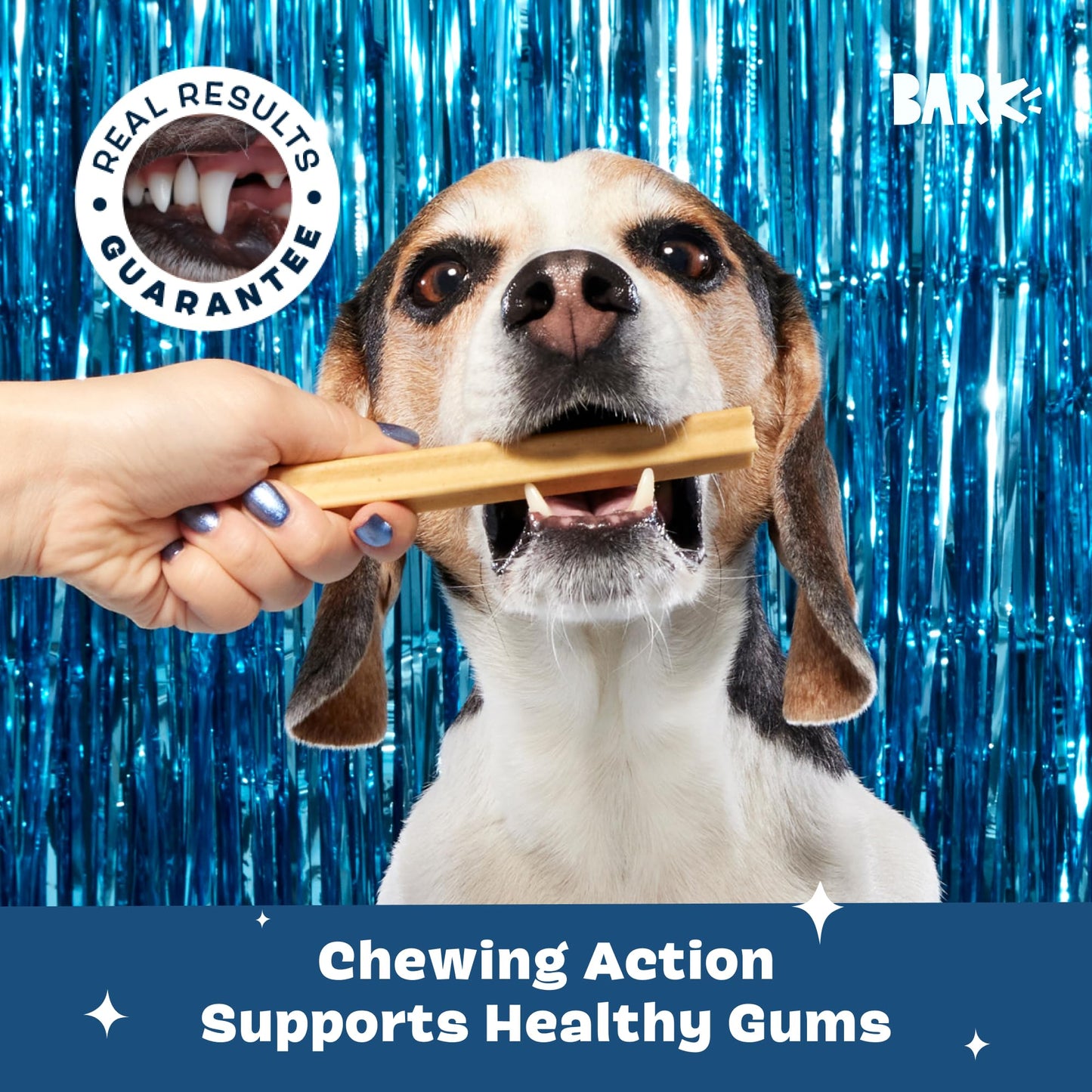 Barkbox Bright Original Dog Dental Chew Sticks Plaque and Tartar Cleaning, Medium Breeds (30 Chews)