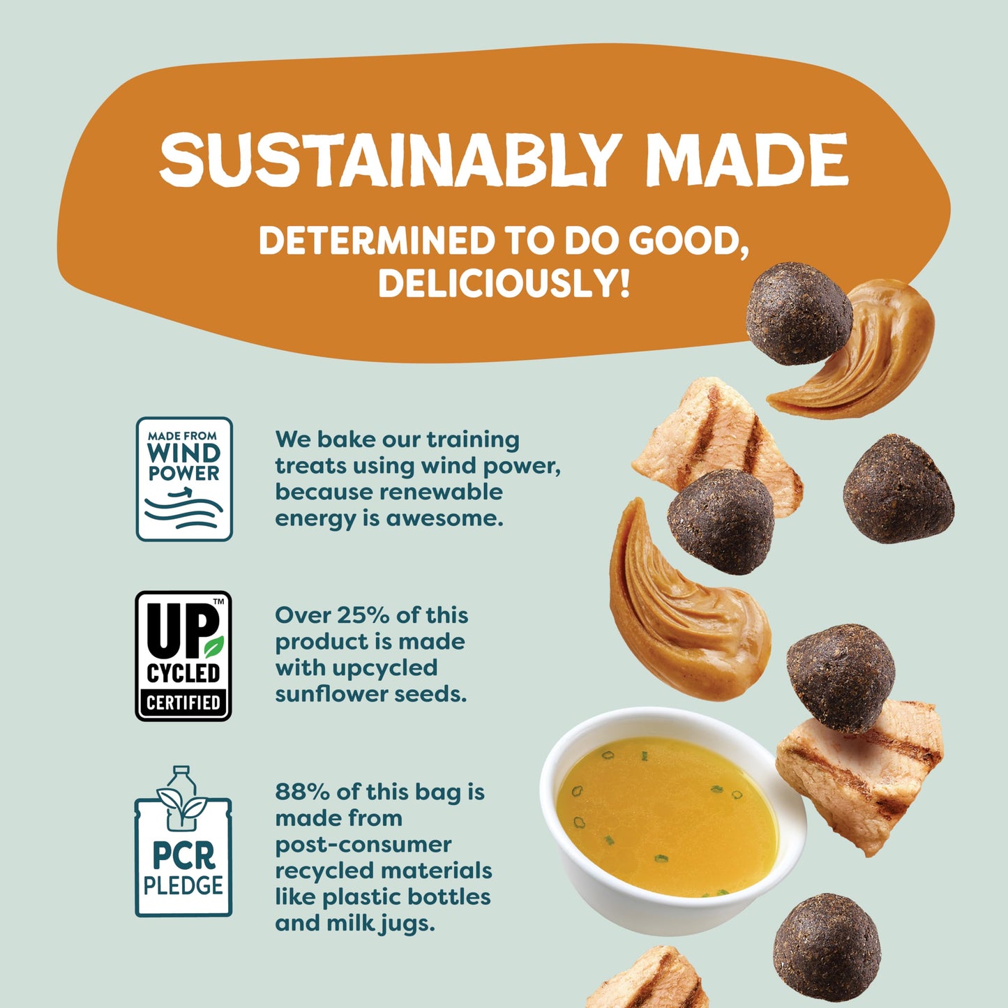 Shameless Pets Dog Training Treats Bacon/Apple and Chicken/Peanut Butter - Natural and Soft Puppy Treats with Collagen - Medium Dog Treats Pack of 2 (8oz Each)