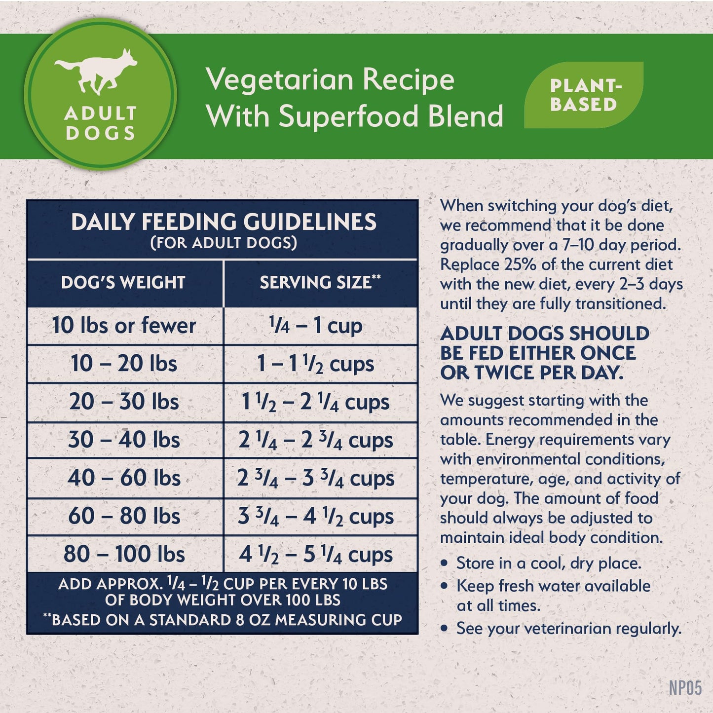 Natural Balance Limited Ingredient Adult Dry Dog Food with Vegan Plant Based Protein and Healthy Grains, Vegetarian Recipe, 24 Pound (Pack of 1)