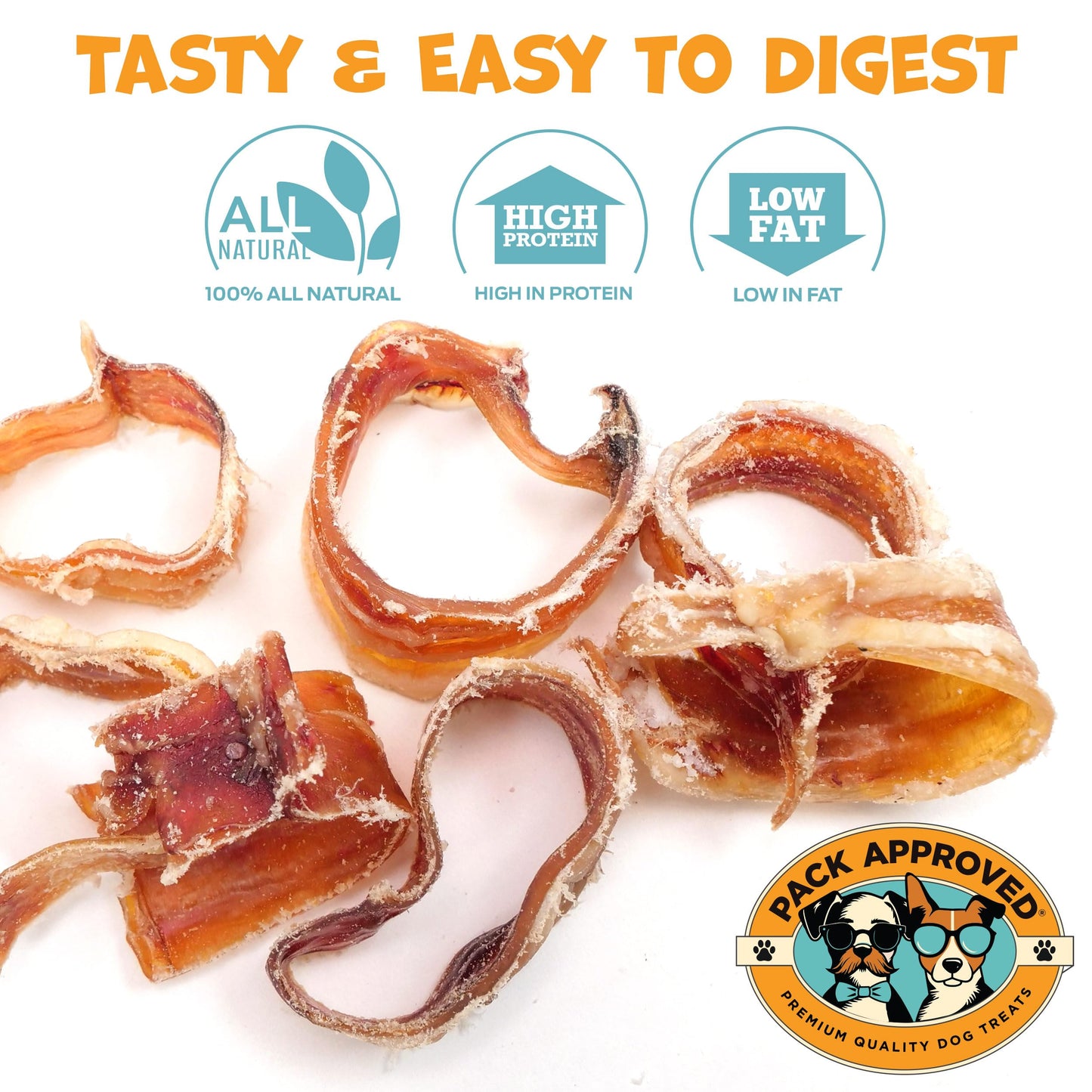 Beef Trachea for Dogs Smoke Rings - Natural Dog Chews Rawhide Free - Rich in Glucosamine Chondroitin for Joint Support, Mobility, & Training - Crunchy Dog Trachea Treats - (10 oz)