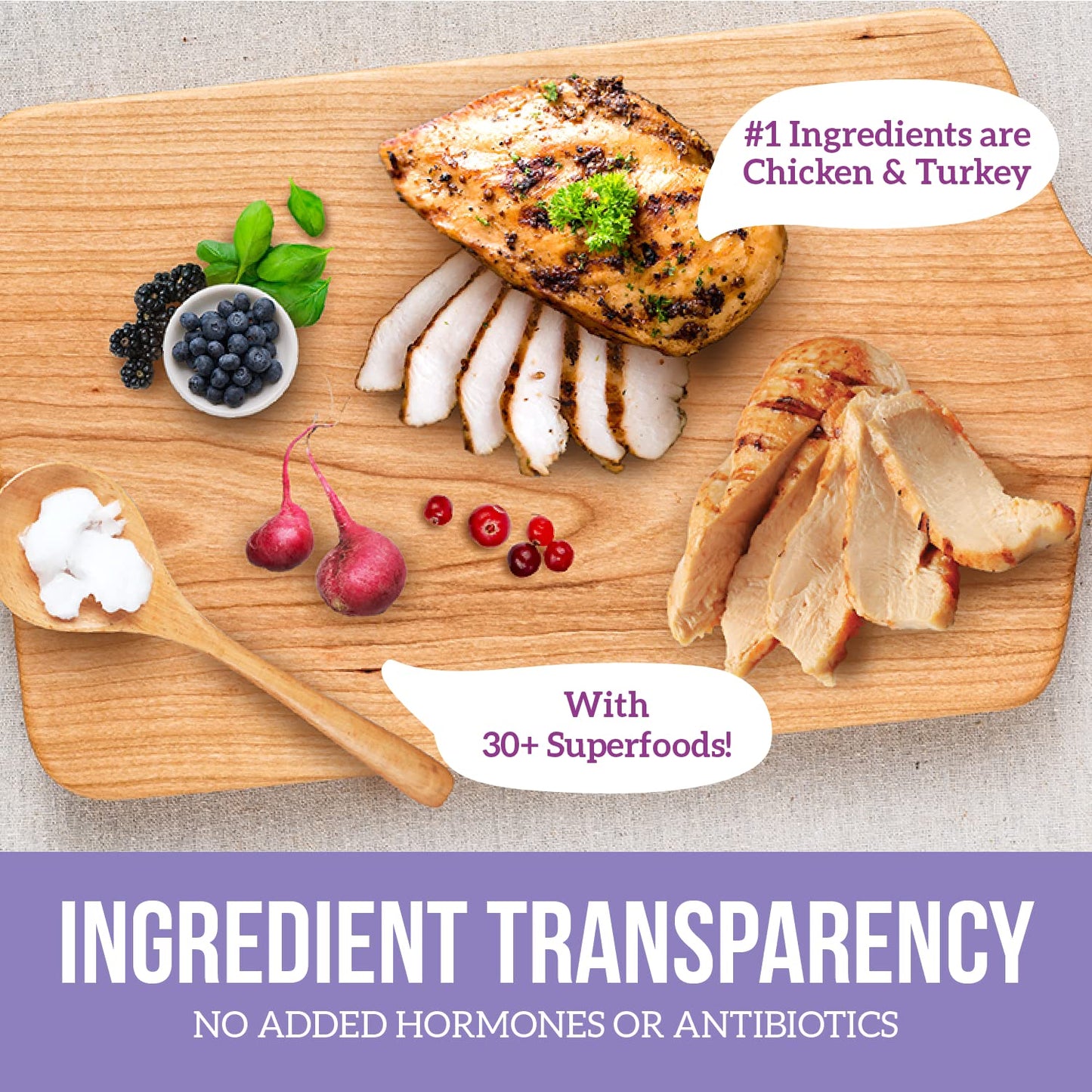 Health Extension Grain Free Chicken & Turkey Little Bites (3.5 lb / 1.59 kg) - Whole Foods Ingredients Formula with Probiotics & Antioxidants for Small Dogs