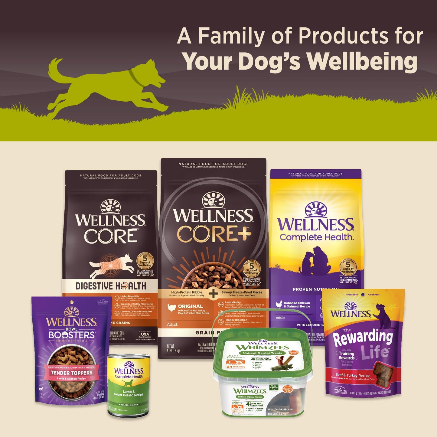 Wellness CORE Natural Wet Grain Free Canned Weight Management Dog Food, 12.5-Ounce Can (Pack of 12)