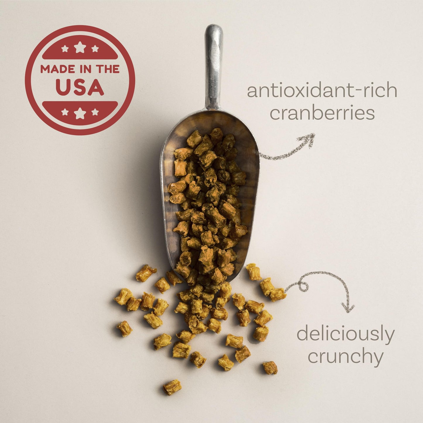 Polkadog Henny Penny Crunchy Training Bits – Chicken & Cranberry All Natural, Limited Ingredient Healthy Training Treats for Dogs. Handcrafted & Made in USA. Antioxidant-Rich, for All Breeds – 7oz