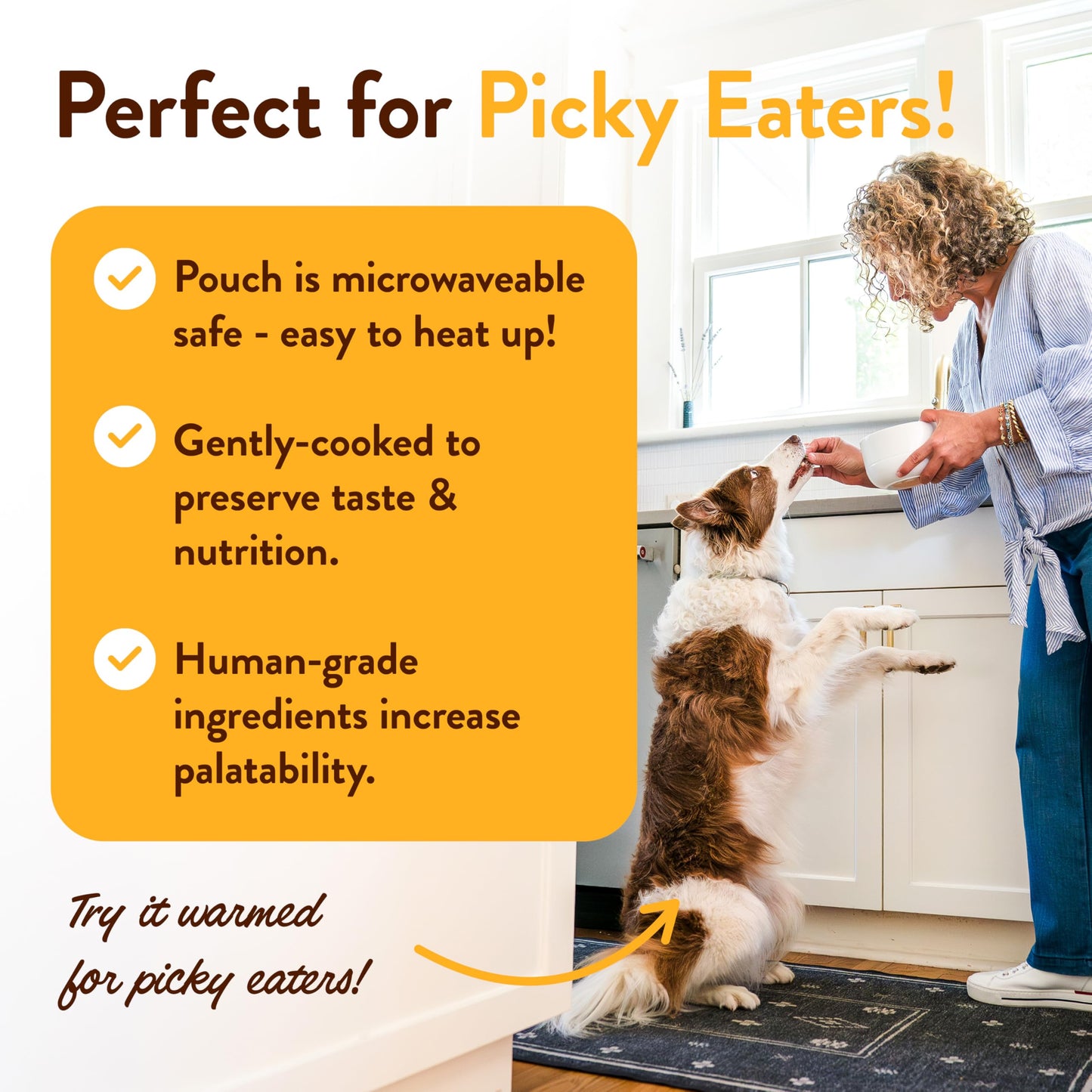 Portland Pet Food Company Hopkin's Pork N’ Potato Fresh Dog Food Pouches - Human-Grade, Grain-Free Wet Meal Topper Mixer & Meals - Small & Large Breed Puppy & Senior Dogs - Made in The USA - 5 Pack