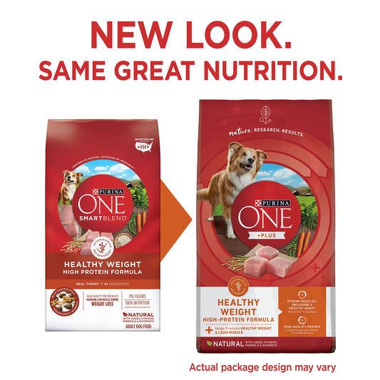 Purina ONE Plus Healthy Weight High-Protein Dog Food Dry Formula - 8 lb. Bag