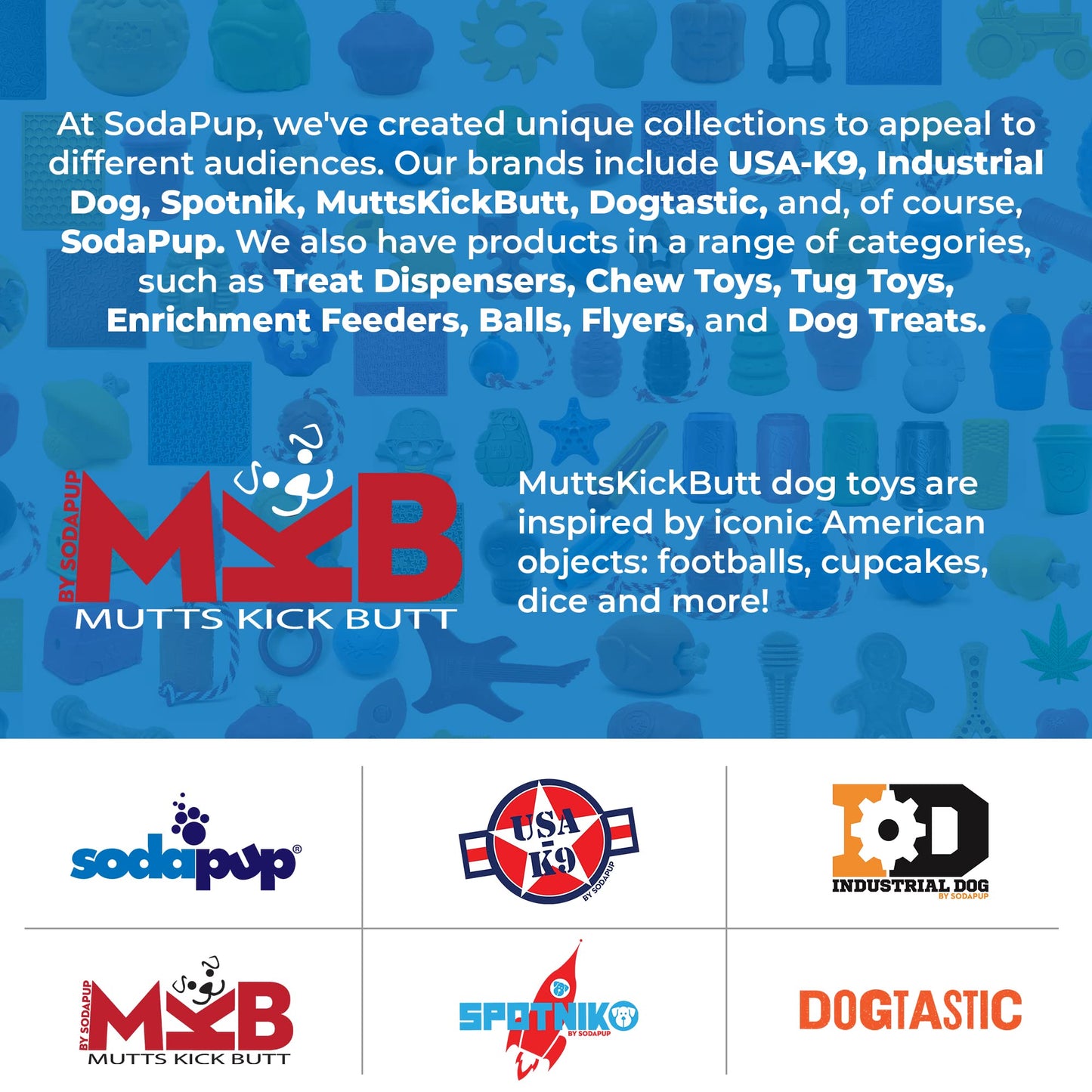 SodaPup MuttsKickButt Surf's Up Retro Van – Durable Dog Treat Dispenser & Chew Toy Made in USA from Non-Toxic, Pet Safe, Food Safe Natural Rubber for Mental Stimulation, Problem Chewing, & More