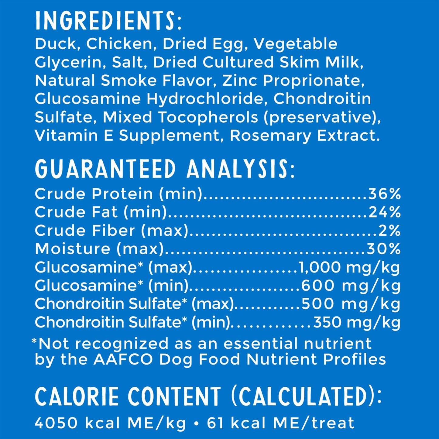 Happy Hips Grilled Dog Treats, Duck, 10 oz. Pouch