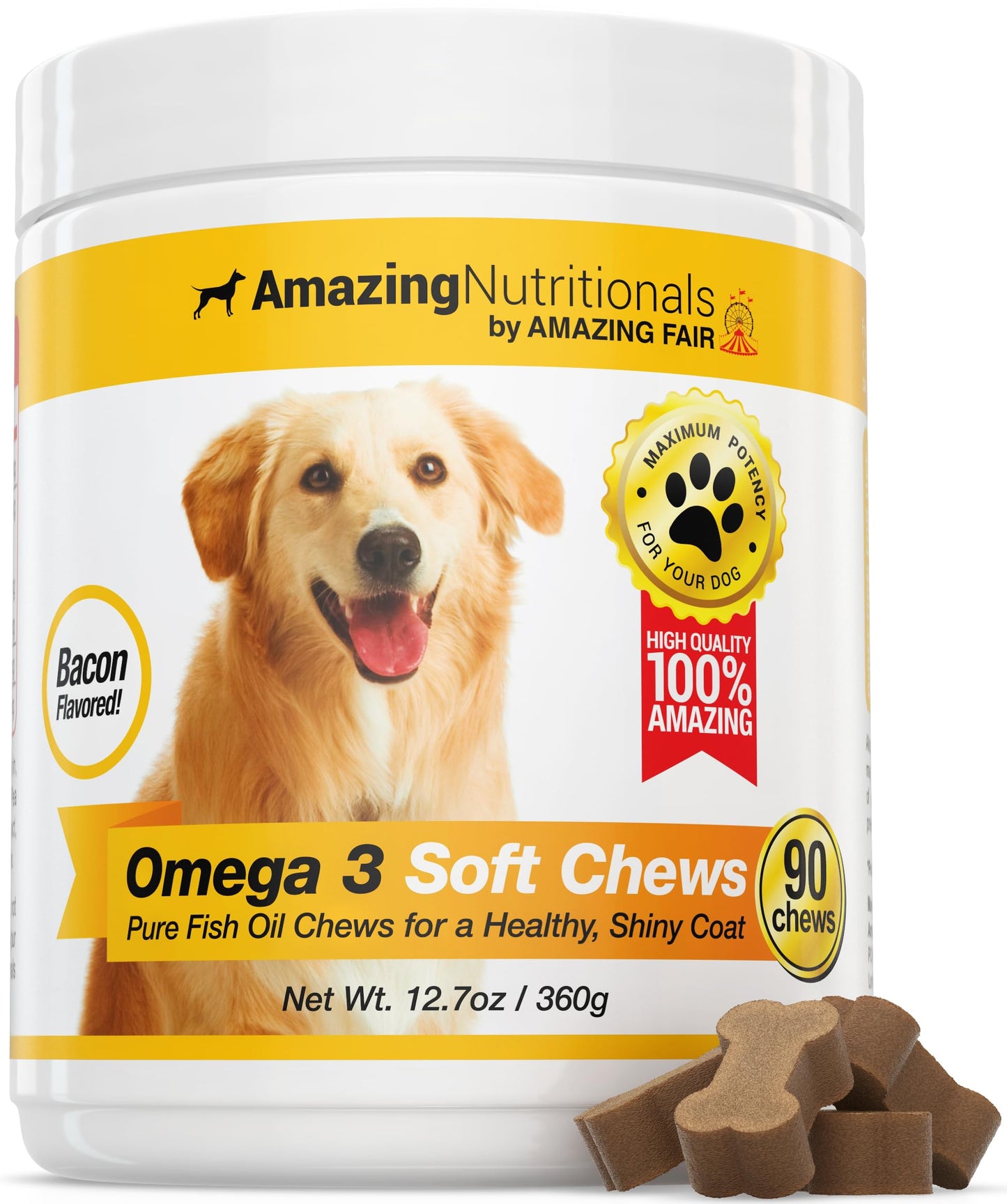 Joint Support Skin and Coat UTI Treatment Soft Chew Bundle - Turmeric, Omega and Cranberry - Eliminates Joint Pain Inflammation, Itchy Skin, Shedding, and UTI Prevention