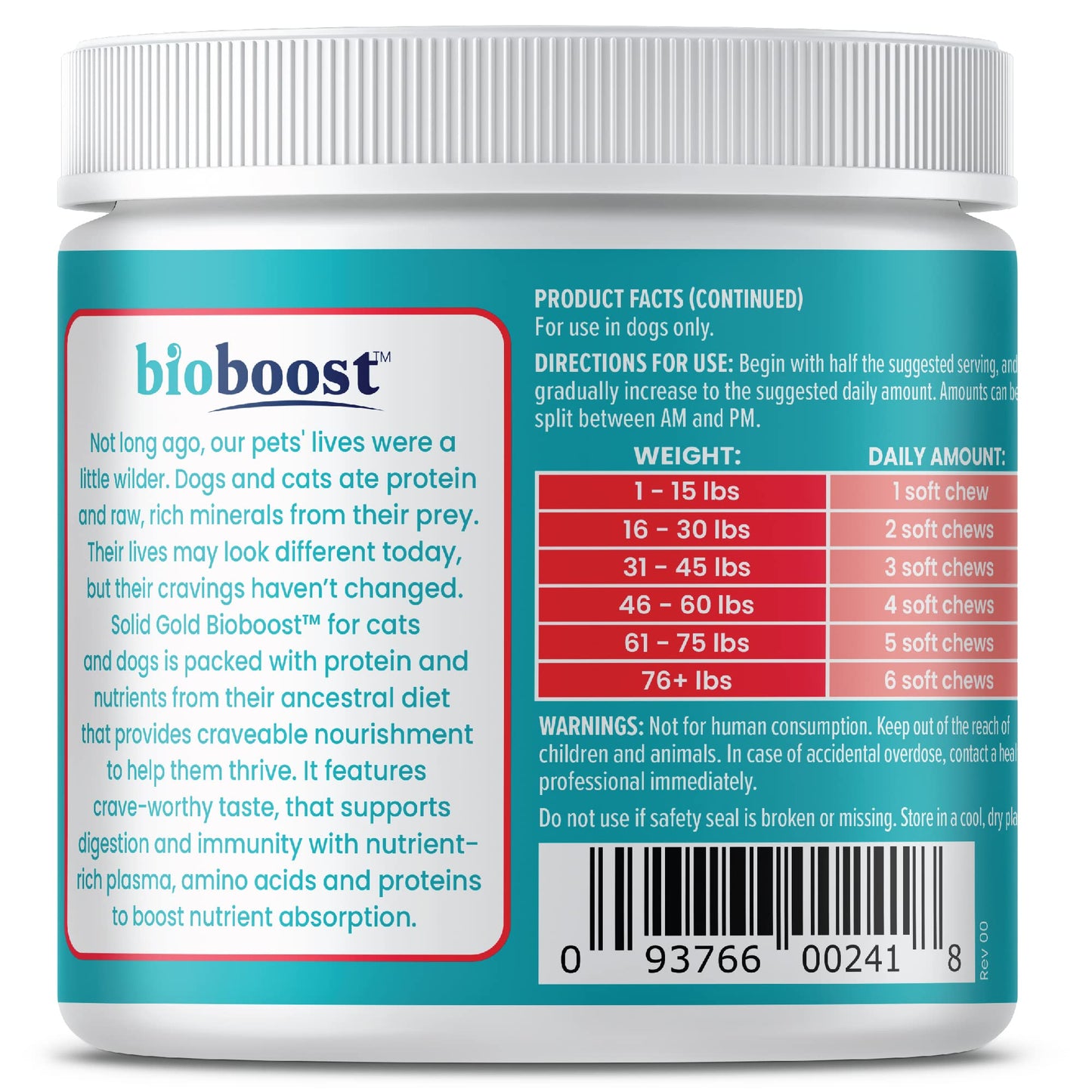 Solid Gold Dog Pee Grass Repair Chews - Dog Urine Neutralizer for Lawn w/Urinary Tract, Kidney, Bladder & pH Support to Reduce Grass Pee Spots & Burn - Pet Urine Neutralizer Treats - Bacon - 120ct