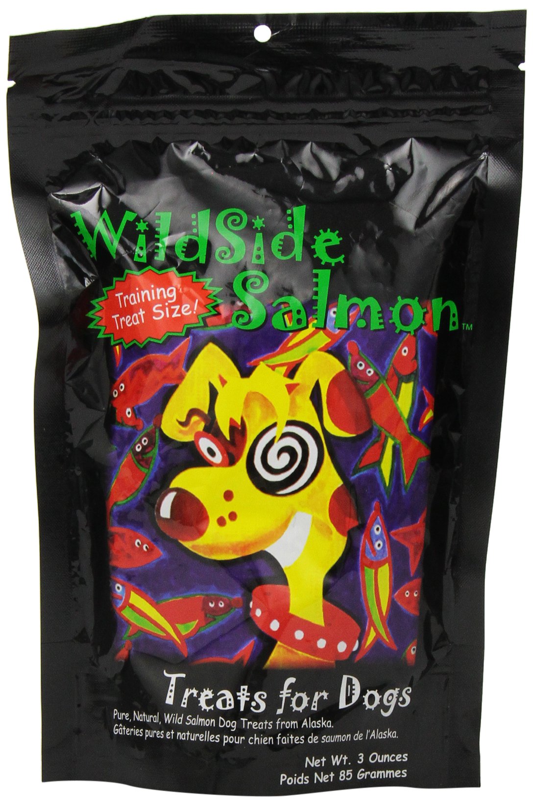 Wildsidesalmon Freeze Dried Salmon Dog Treats, Wild Caught, Gluten Free, Grain Free, High Protein, Diabetic Friendly | Natural Fish Oil | Made in The USA