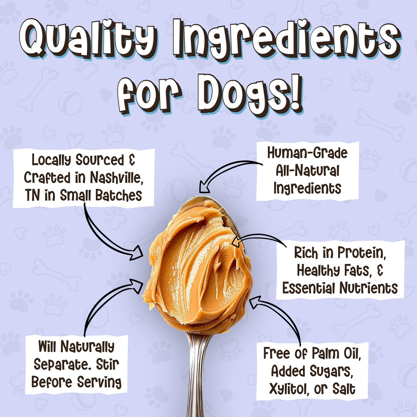 Zoomie Butter Calming Dog Peanut Butter Spread Supplement, All Natural Dog Treat. Human Grade & Safe Puppy Food, Passion Flower for Separation Anxiety, Behavior Aid, Kong Refill- Stress & Anxiety
